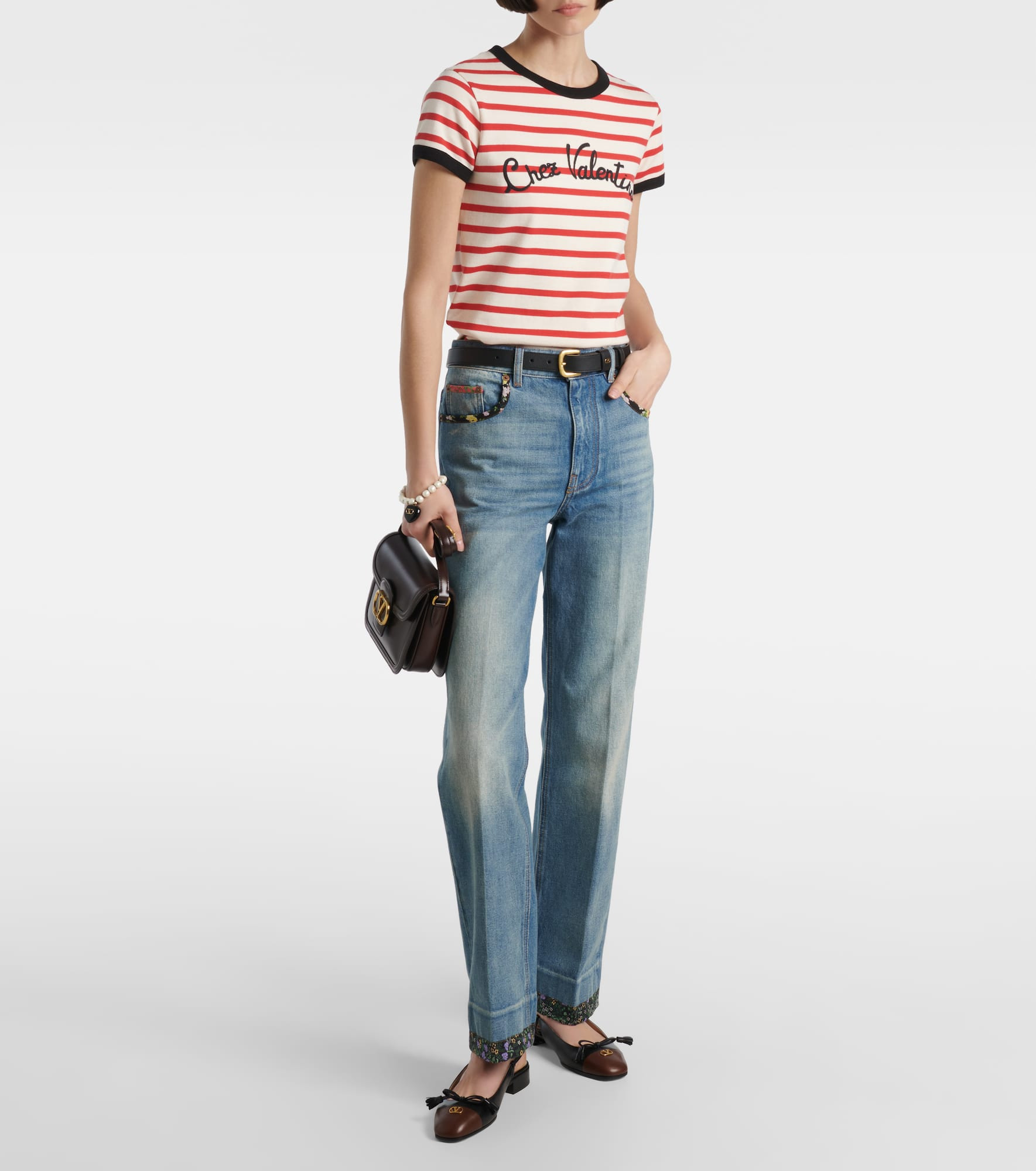 Chez Valentino cotton jersey T-shirt - 2