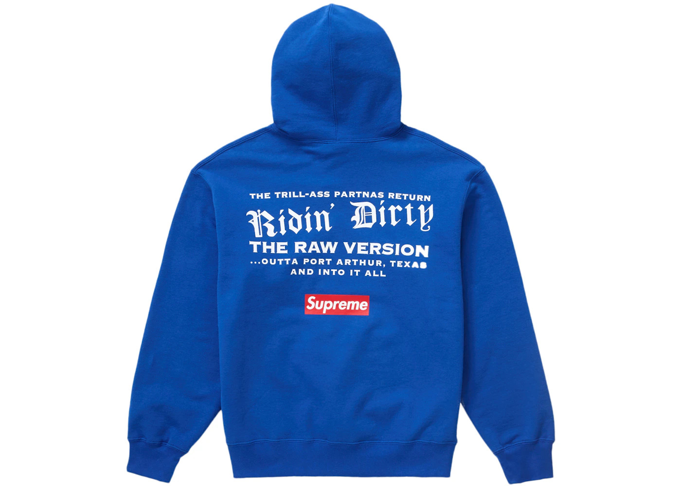 Supreme UGK Hooded Sweatshirt Royal - 2