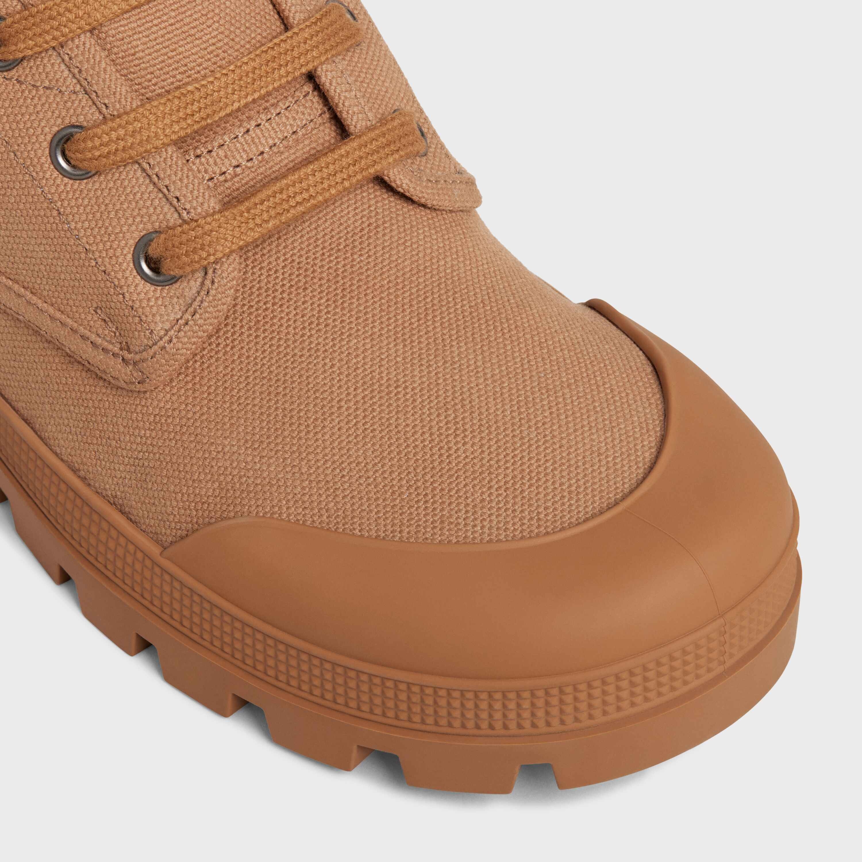 PATAPANS LACE UP BOOT WITH TRIOMPHE PATCH in CANVAS - 4