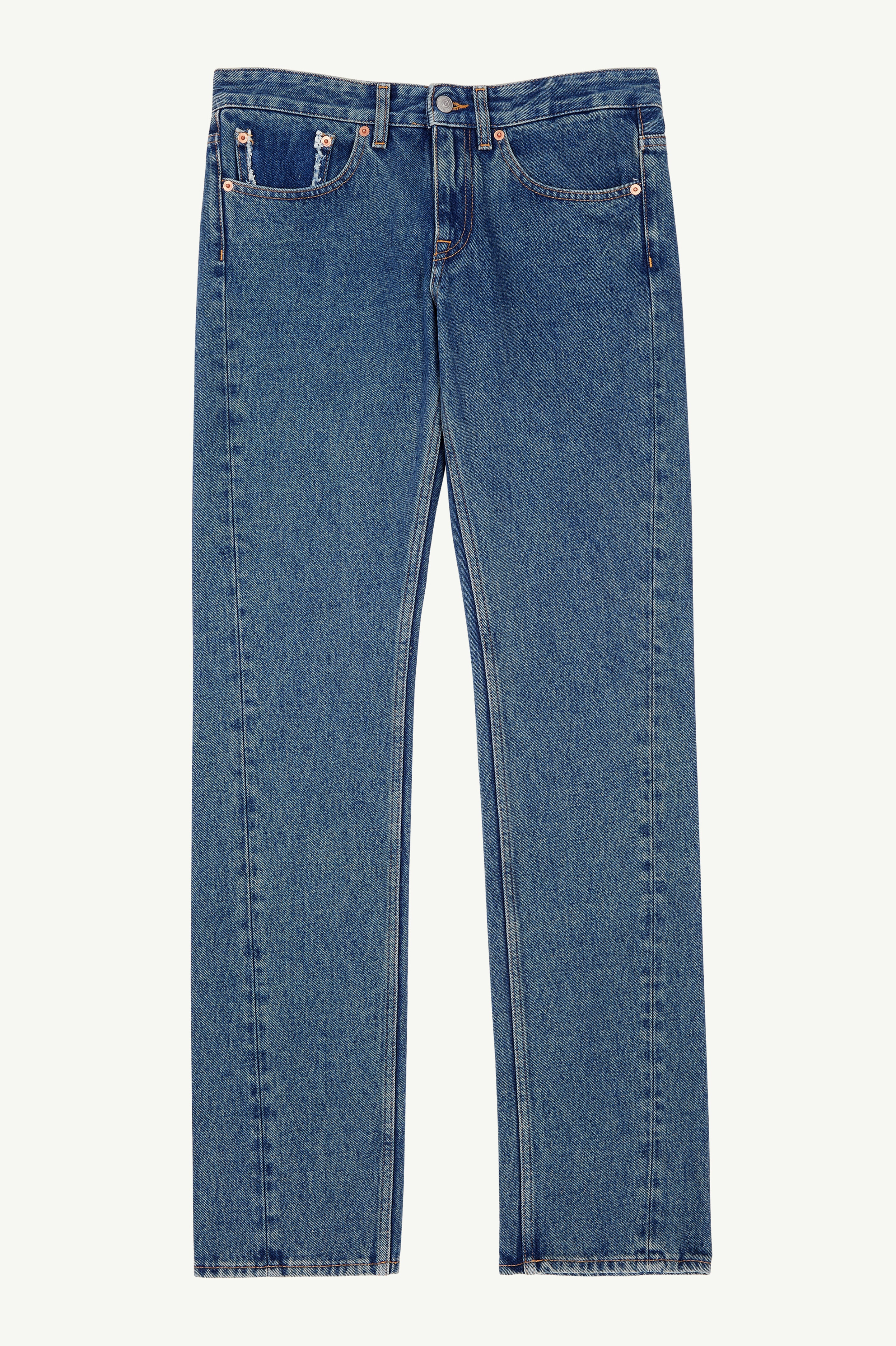 Low-rise straight leg jeans - 1
