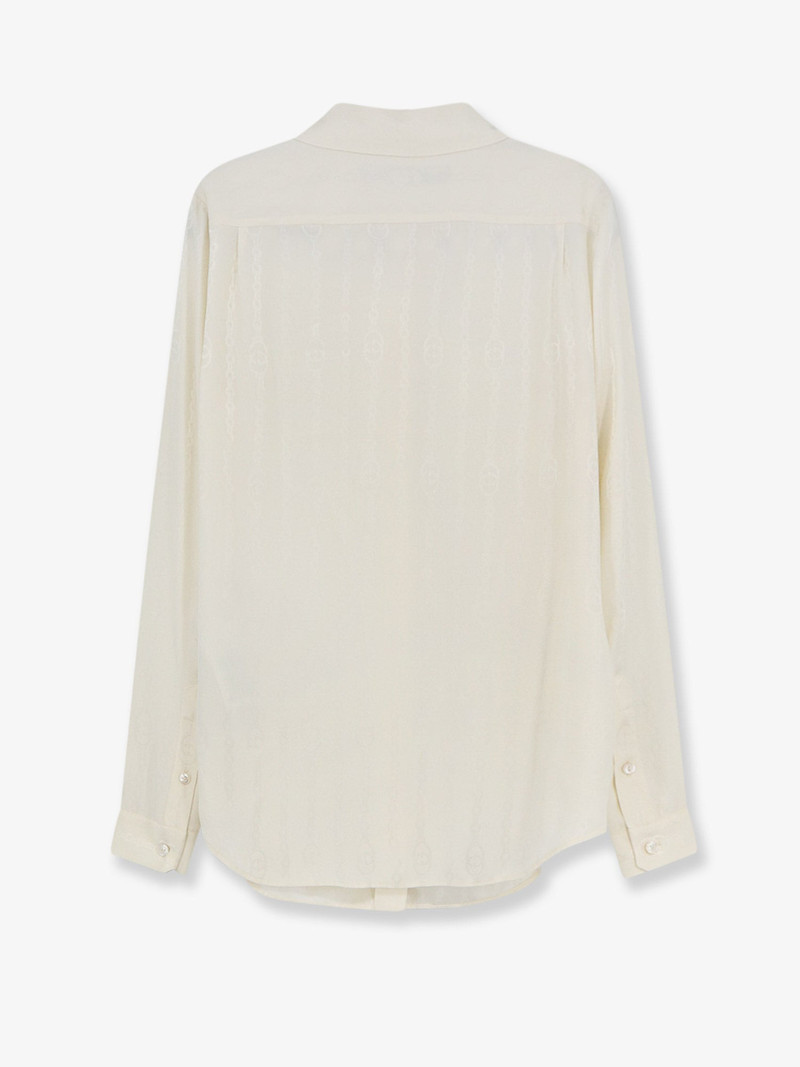 GUCCI Silk Shirt With Iconic Print outlook