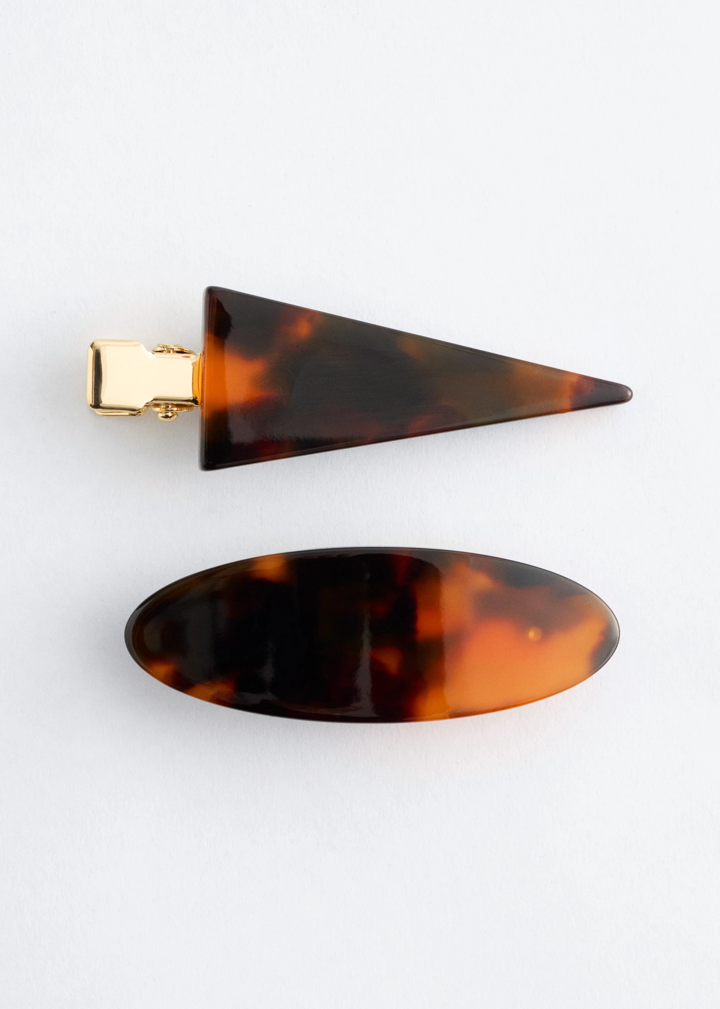 Mini Tortoiseshell Hair Clip - 1