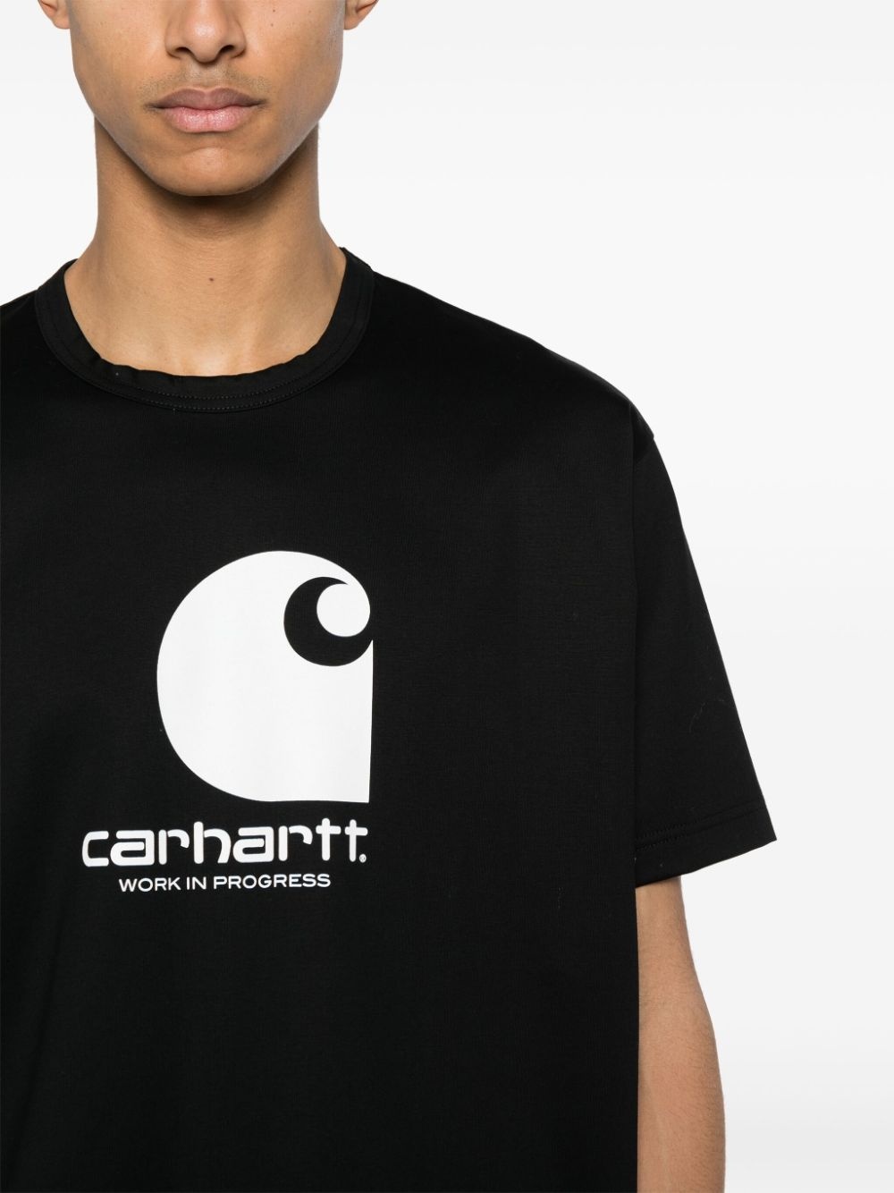 x Carhartt logo-print cotton T-shirt - 5