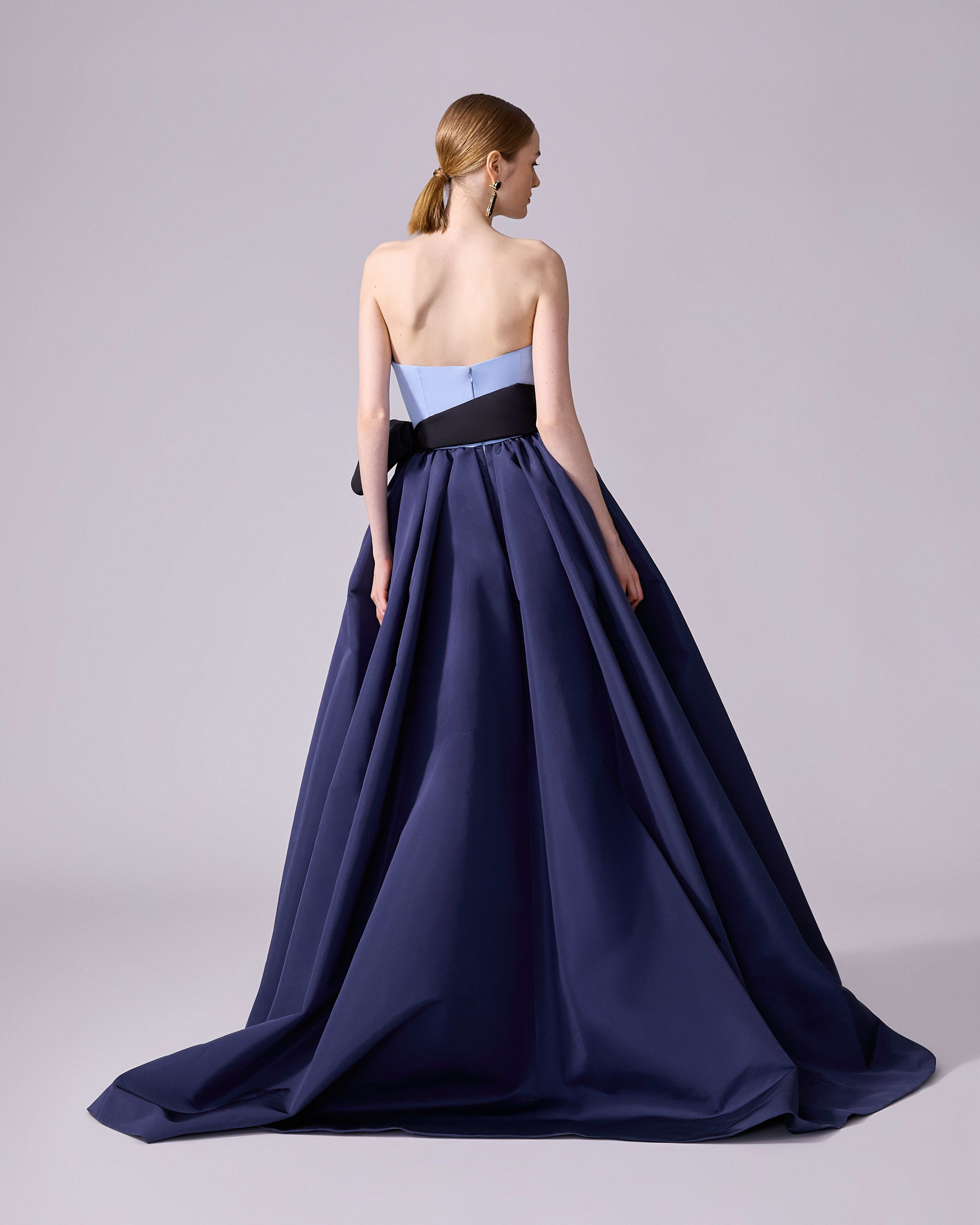 Sweetheart Gown With Sash - 3