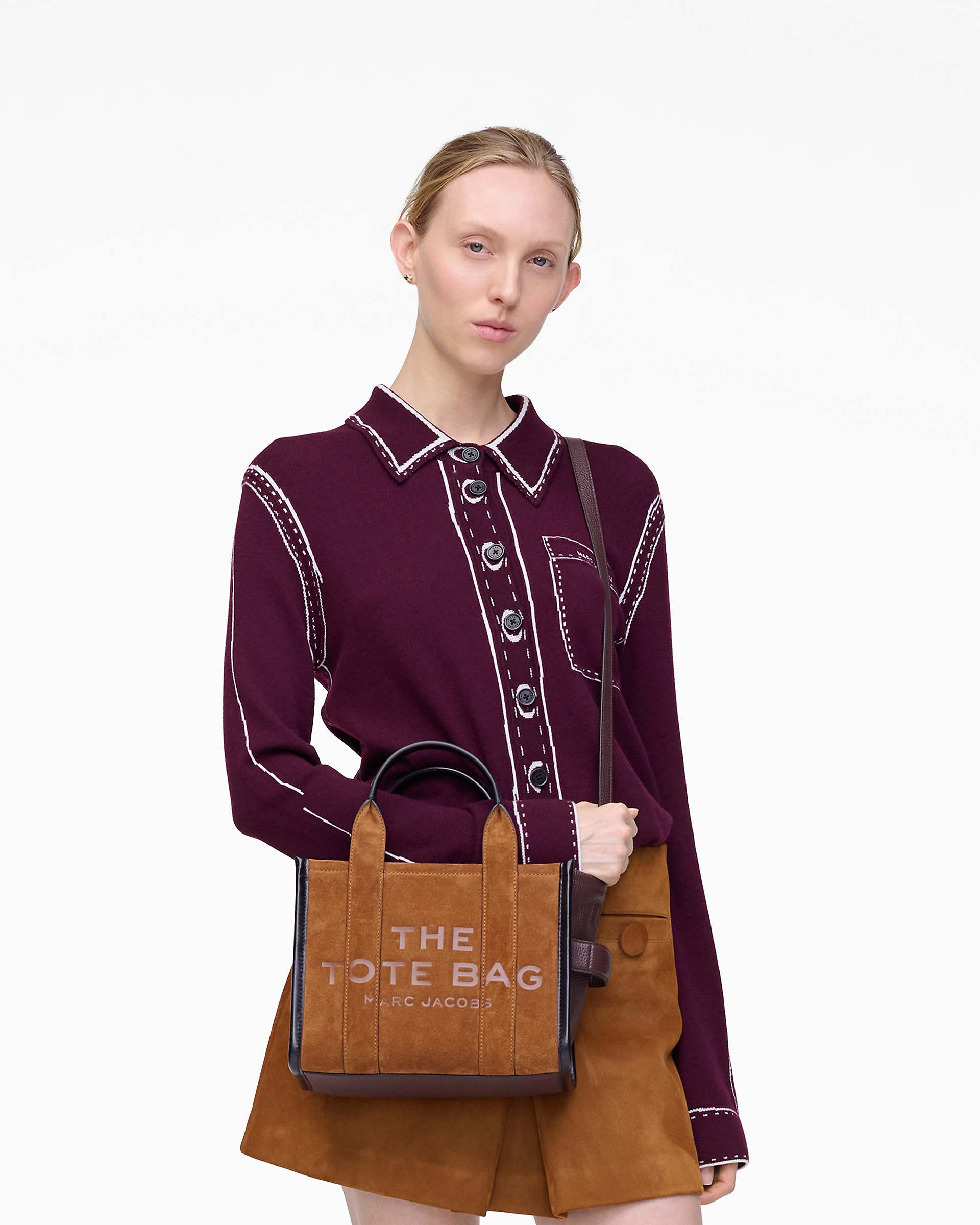 THE SUEDE SMALL TOTE BAG - 2