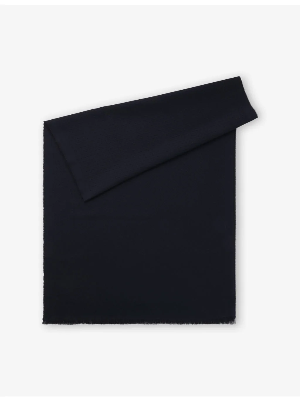 Monogram Cotton-Wool Scarf - 1