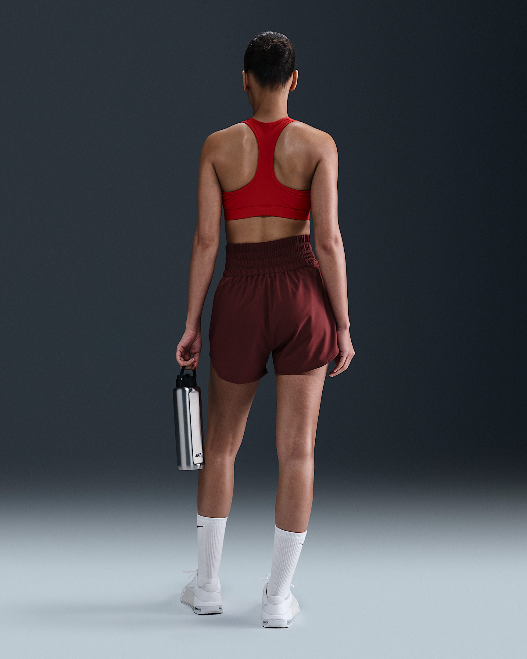 Nike One Women's Dri-FIT Ultra High-Waisted 3" Brief-Lined Shorts - 4