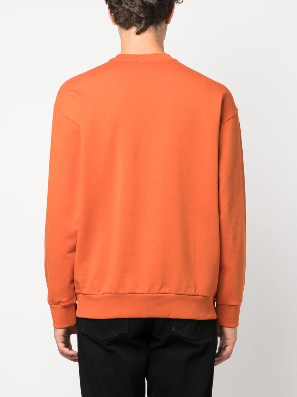 Eliot flocked-logo cotton sweatshirt - 4