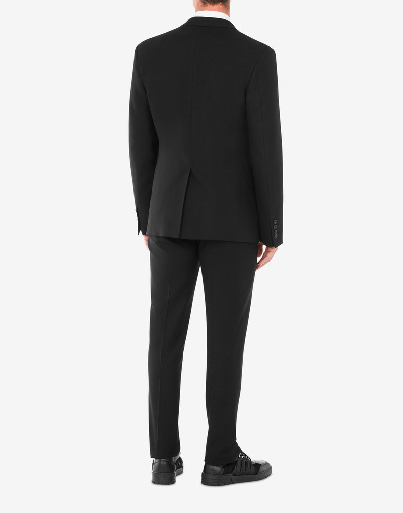 ZIPPER DETAILS STRETCH GABARDINE JACKET 3