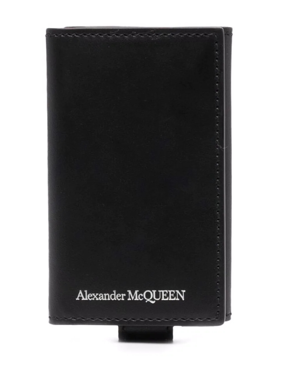 engraved-logo key wallet - 1