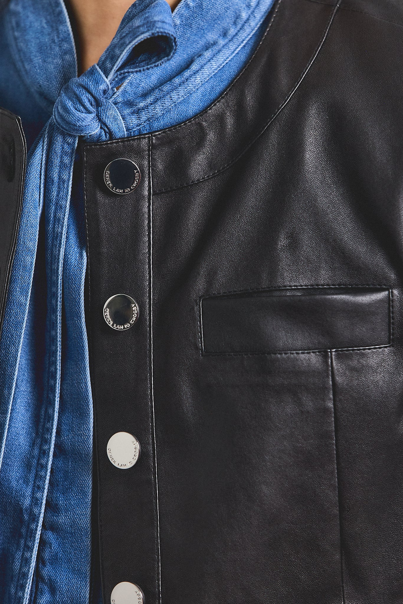 PENNY STRETCH LEATHER JACKET - 2