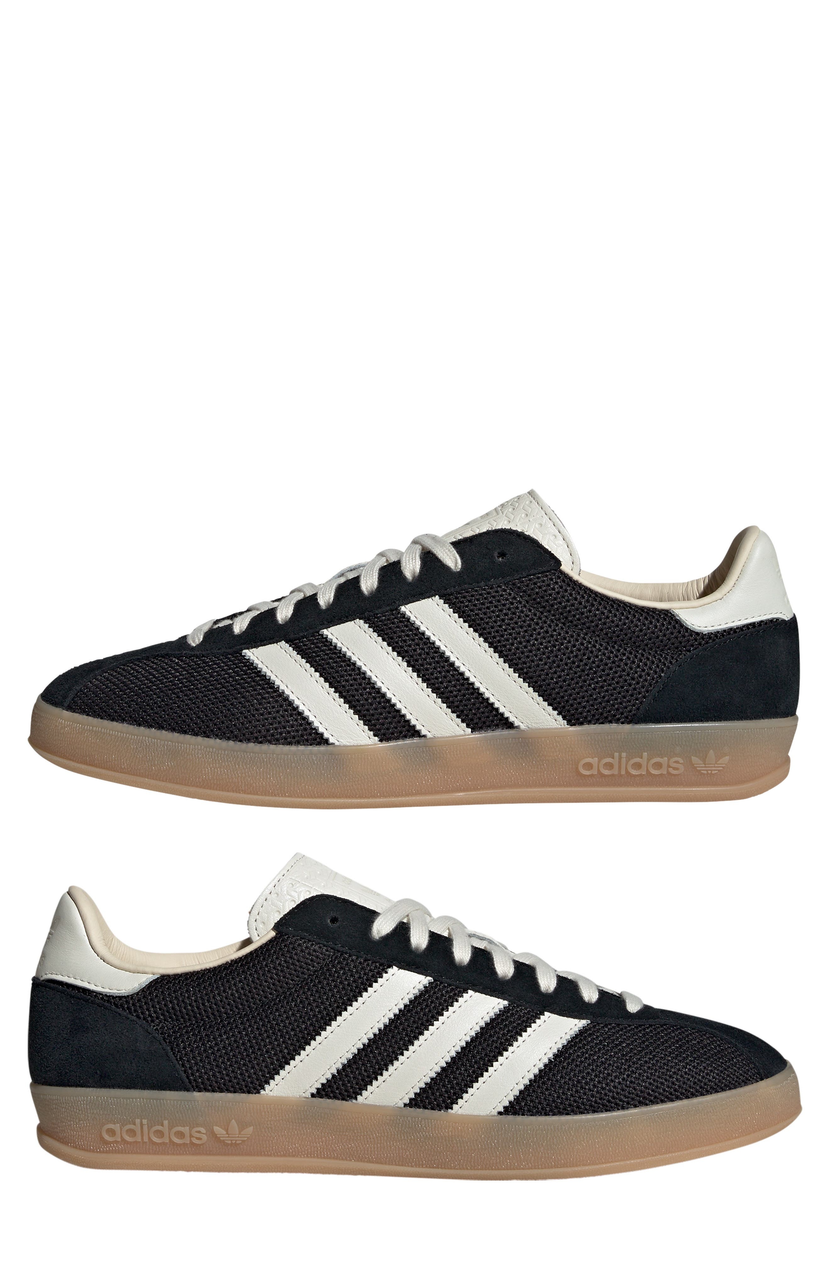 adidas Gender Inclusive Gazelle Indoor Pro Sneaker in Black/off White/warm Sandstone at Nordstrom - 8