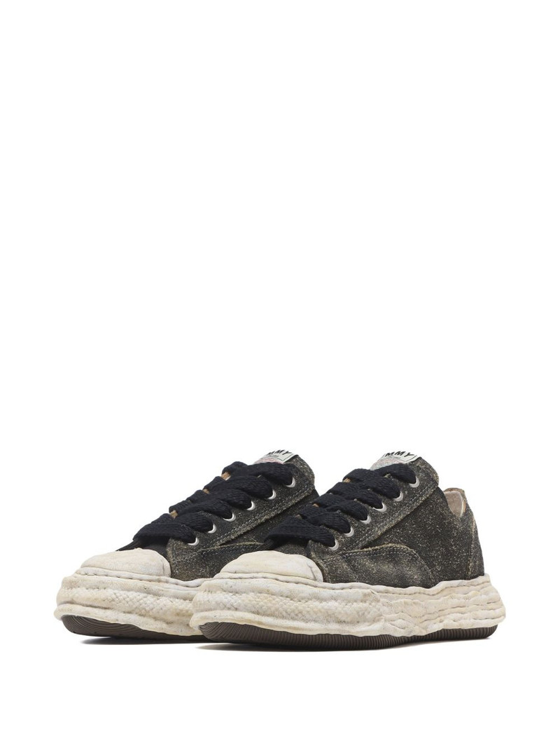Maison MIHARAYASUHIRO Hank lace-up leather sneakers outlook