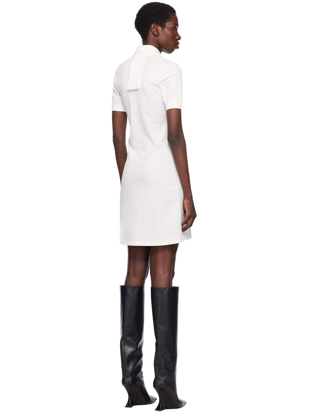 Off-White Piqué Polo Minidress - 3