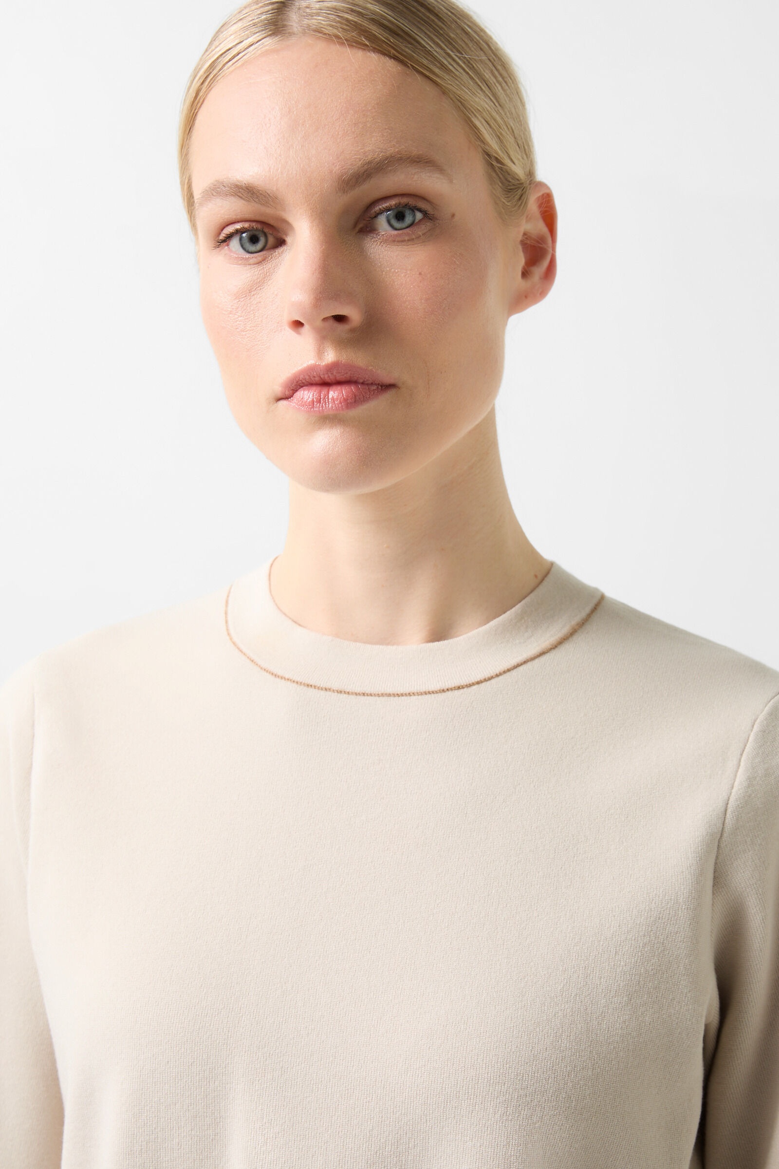 Amanda knitted top in Sand - 4