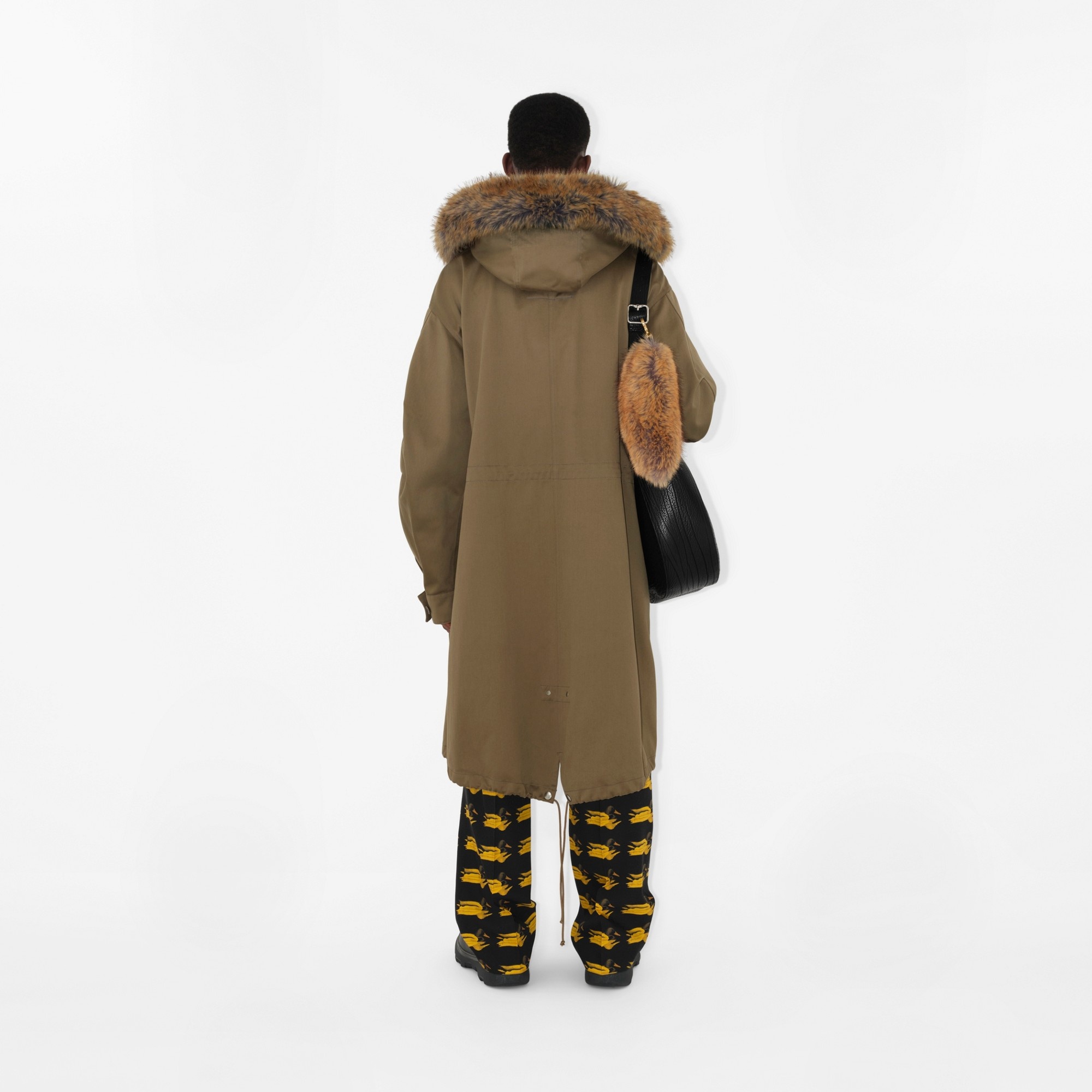 Burberry Faux Fur and Cotton Parka | REVERSIBLE