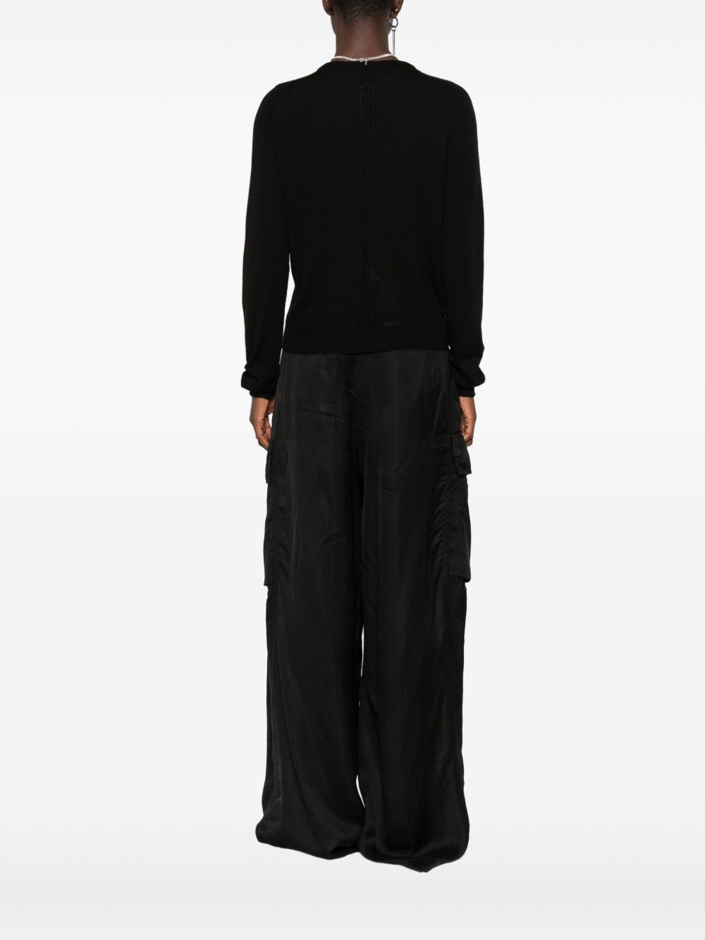 round-neck wool jumper - 4