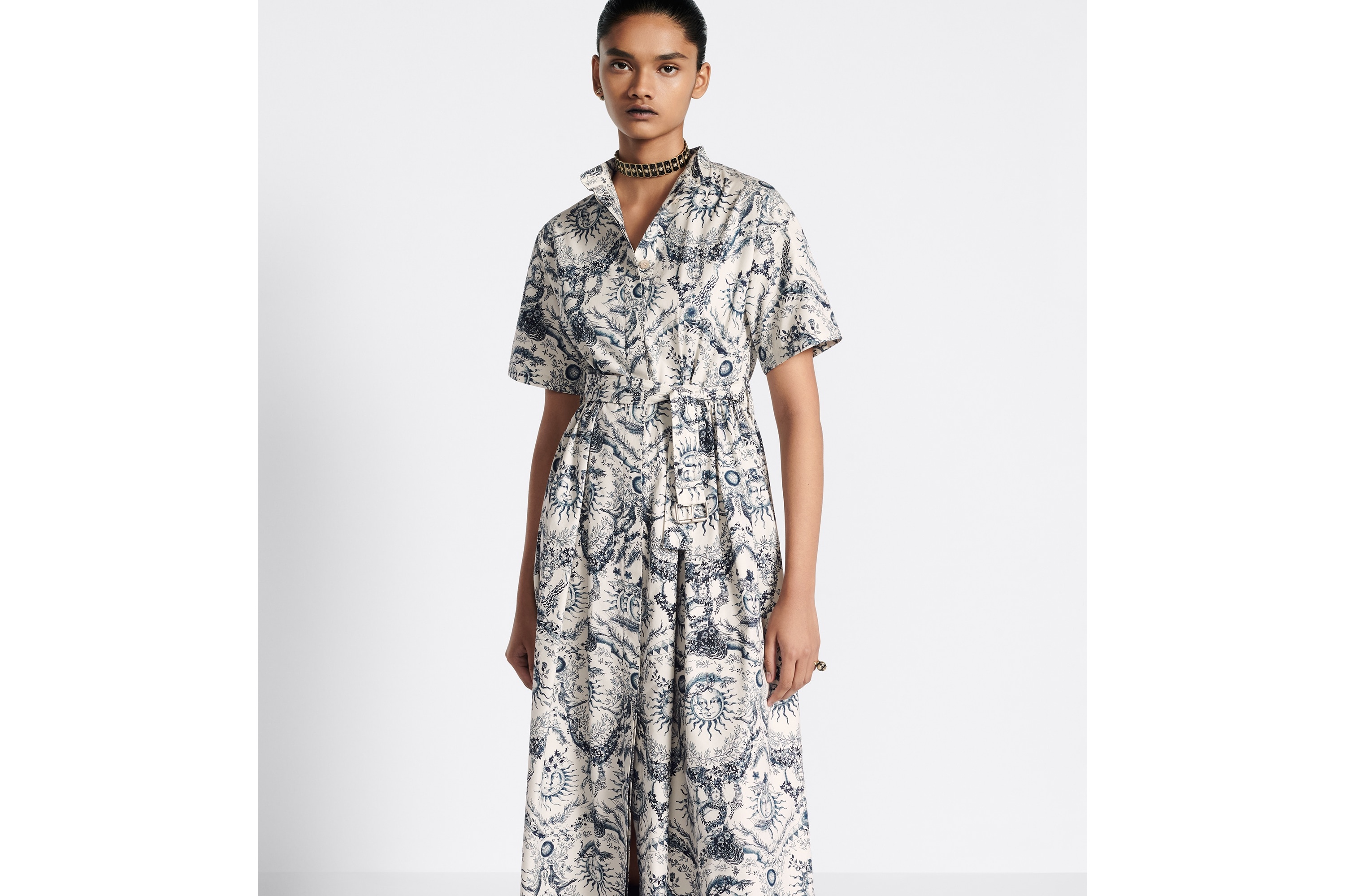 Mid-Length Shirt Dress - 5