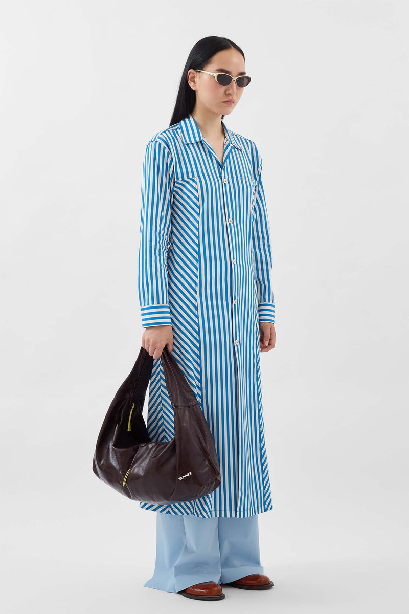 LOOSE FIT PANTS / azure 5