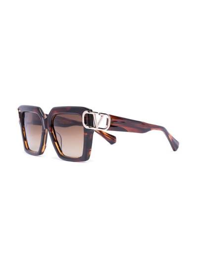 Valentino VLogo Signature oversized-frame sunglasses outlook