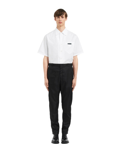 Prada Nylon gabardine trousers outlook