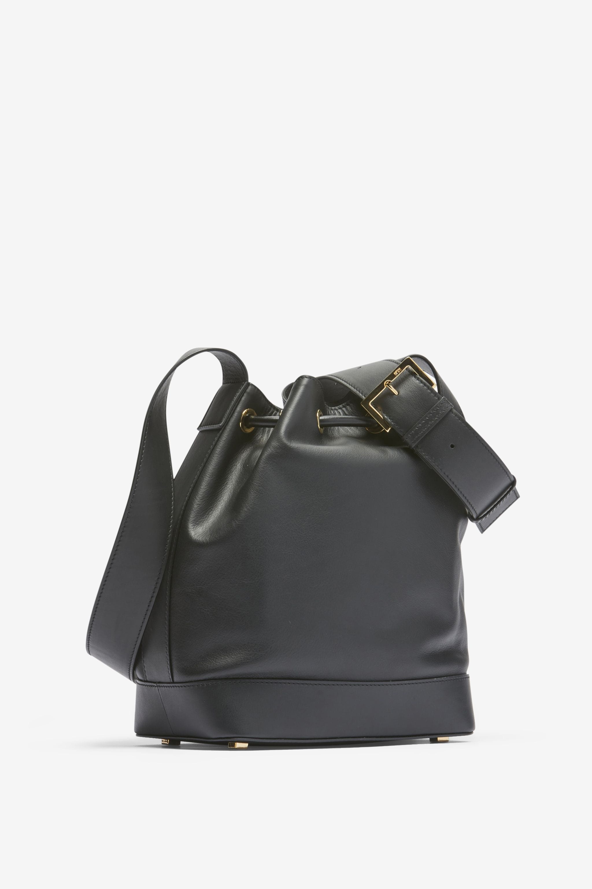 LEATHER BUCKET BAG - 2