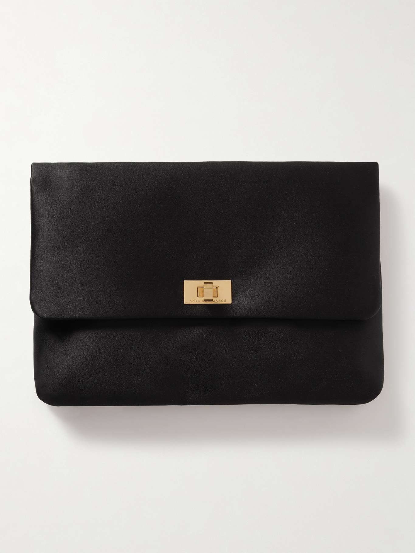 Valorie recycled-satin clutch - 1