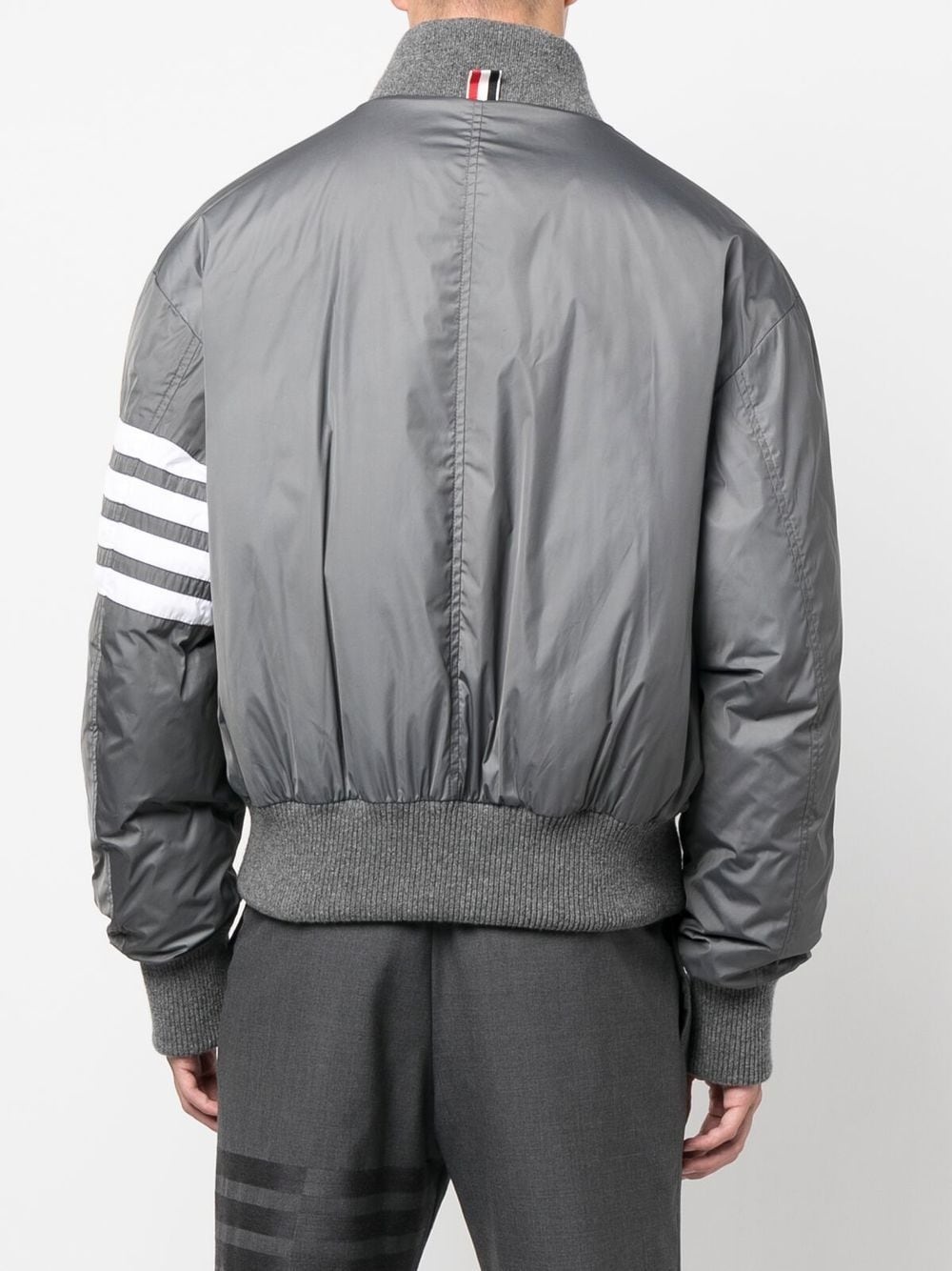 4-Bar stripe bomber jacket - 4