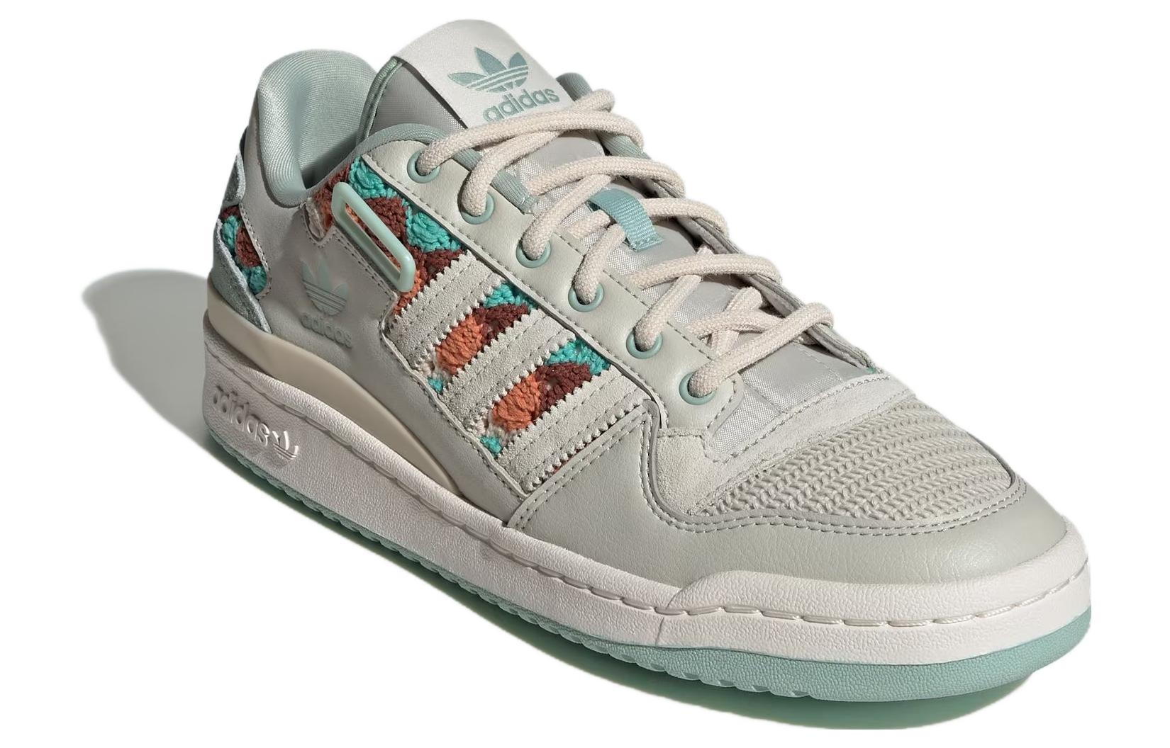adidas gazelle silver green womens adidas Originals Core White/Team Royal Blue/Core White Forum Low Cl C  Sneakers