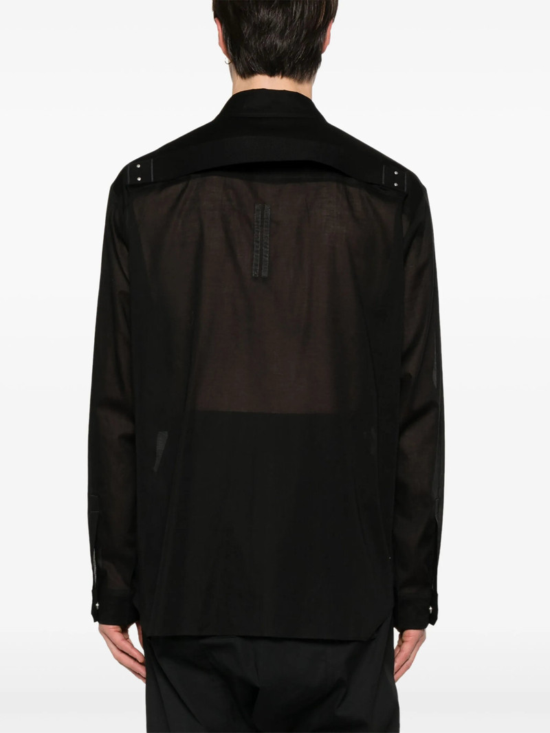 Rick Owens Jumbo Fogpocket Shirt outlook