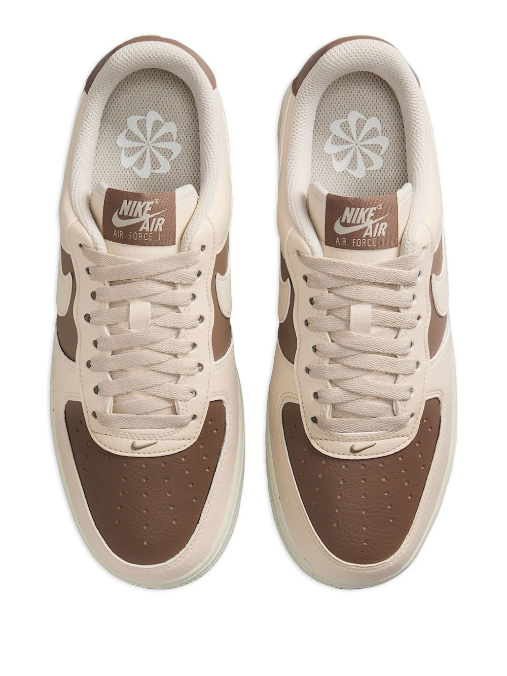 perforated-swoosh trainers - 4