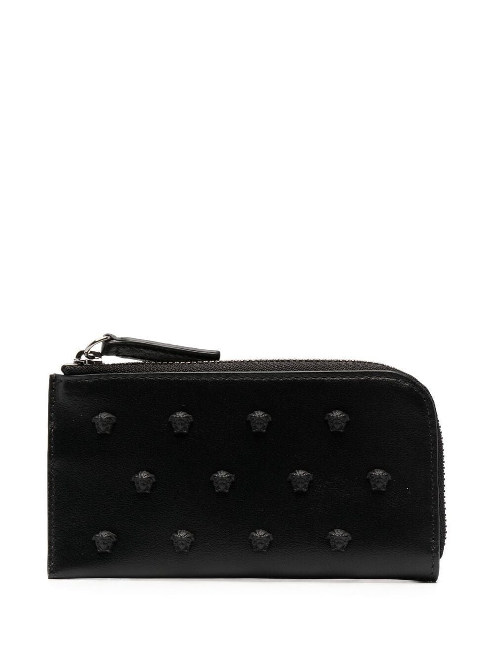 Medusa-stud leather wallet - 1