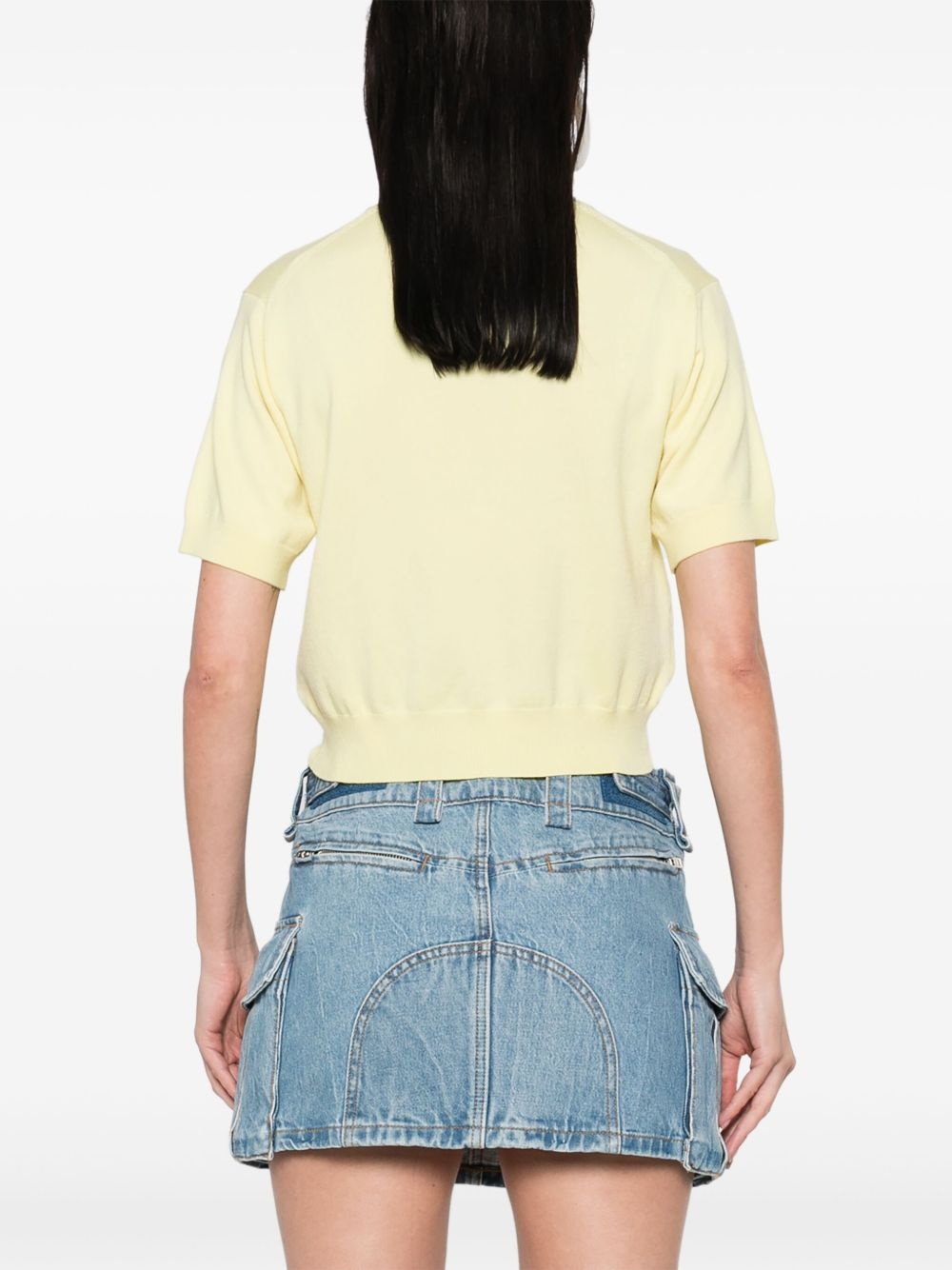Peonies Embellished T-shirt - 4