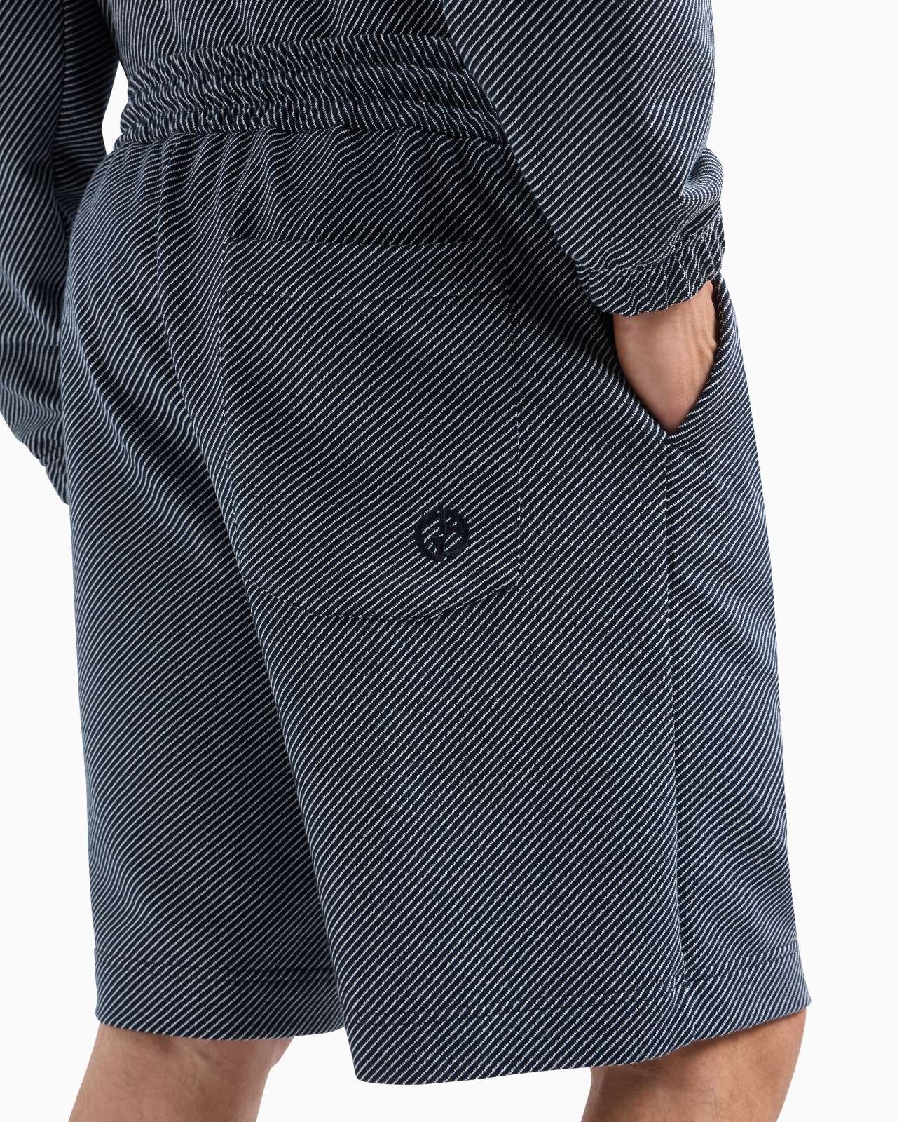 DENIM COLLECTION COTTON BERMUDA SHORTS - 5
