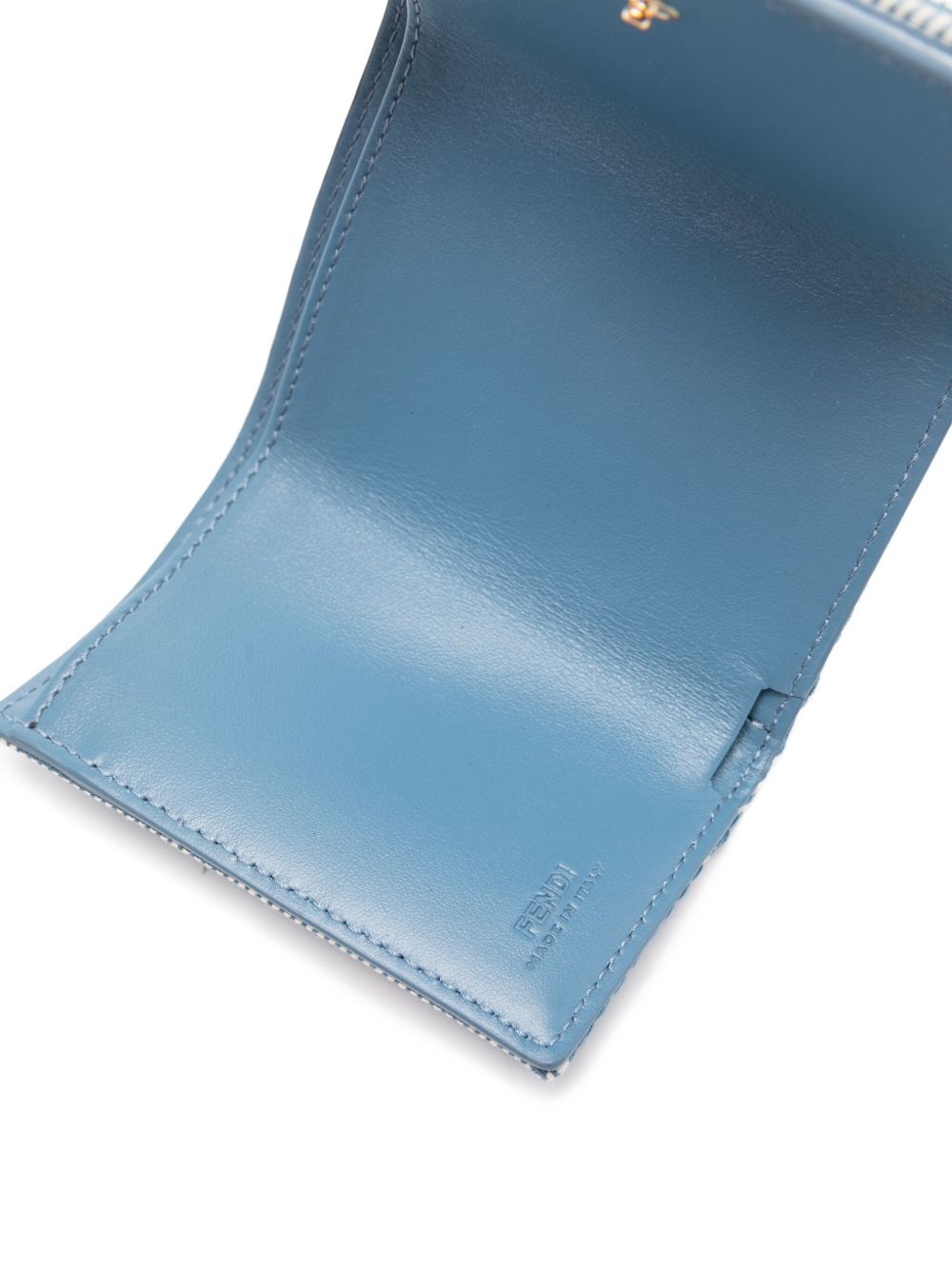 micro trifold jacquard wallet - 3