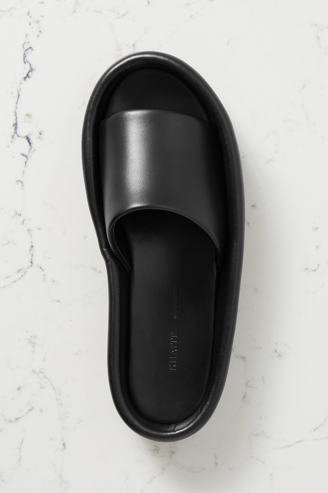 Venice leather slides - 5