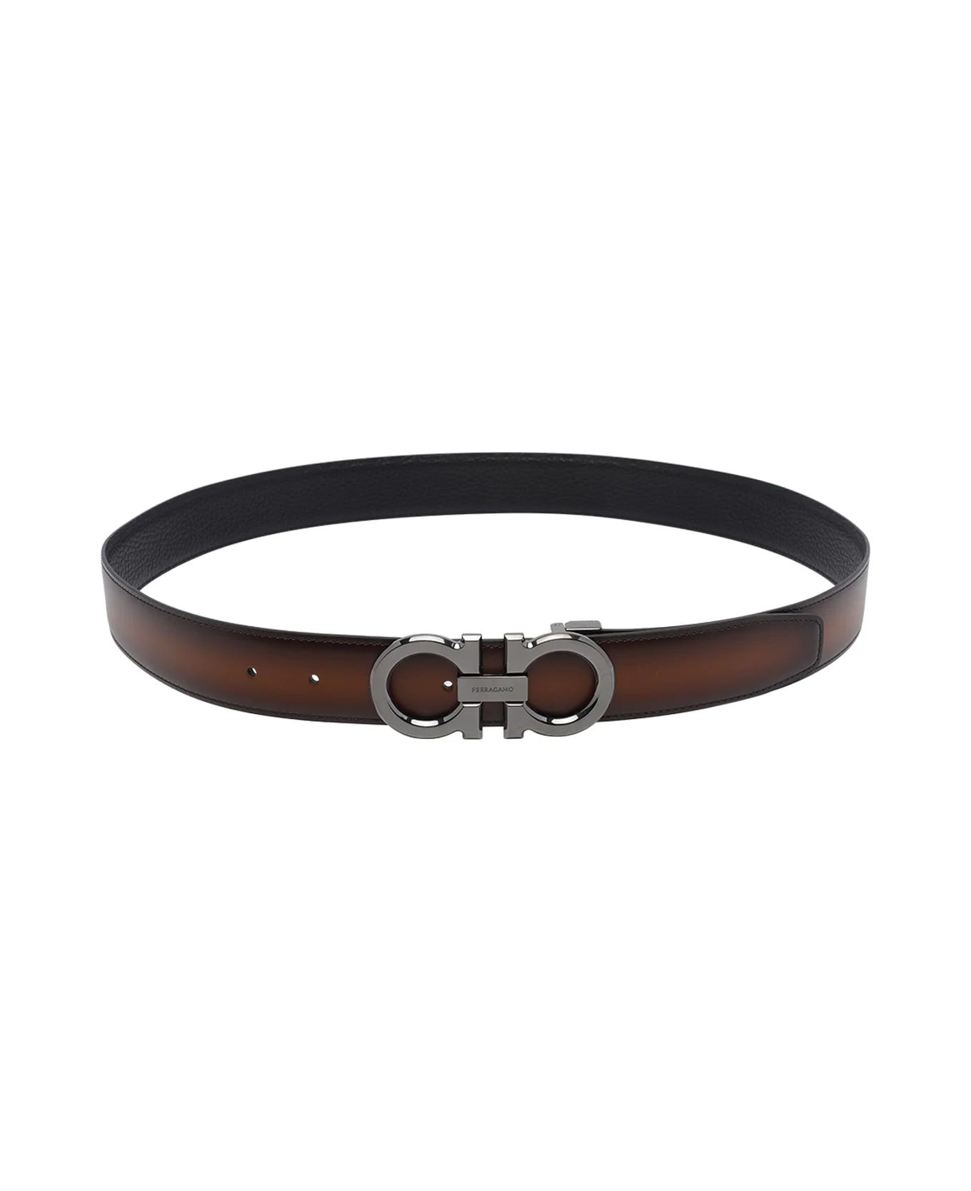 Double Gancini Adjustable Belt - 1