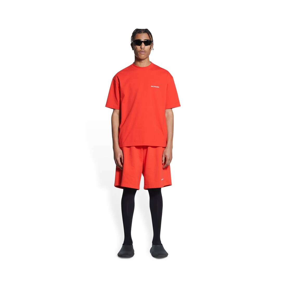 BALENCIAGA Men's Balenciaga T-shirt Regular Fit in Red
