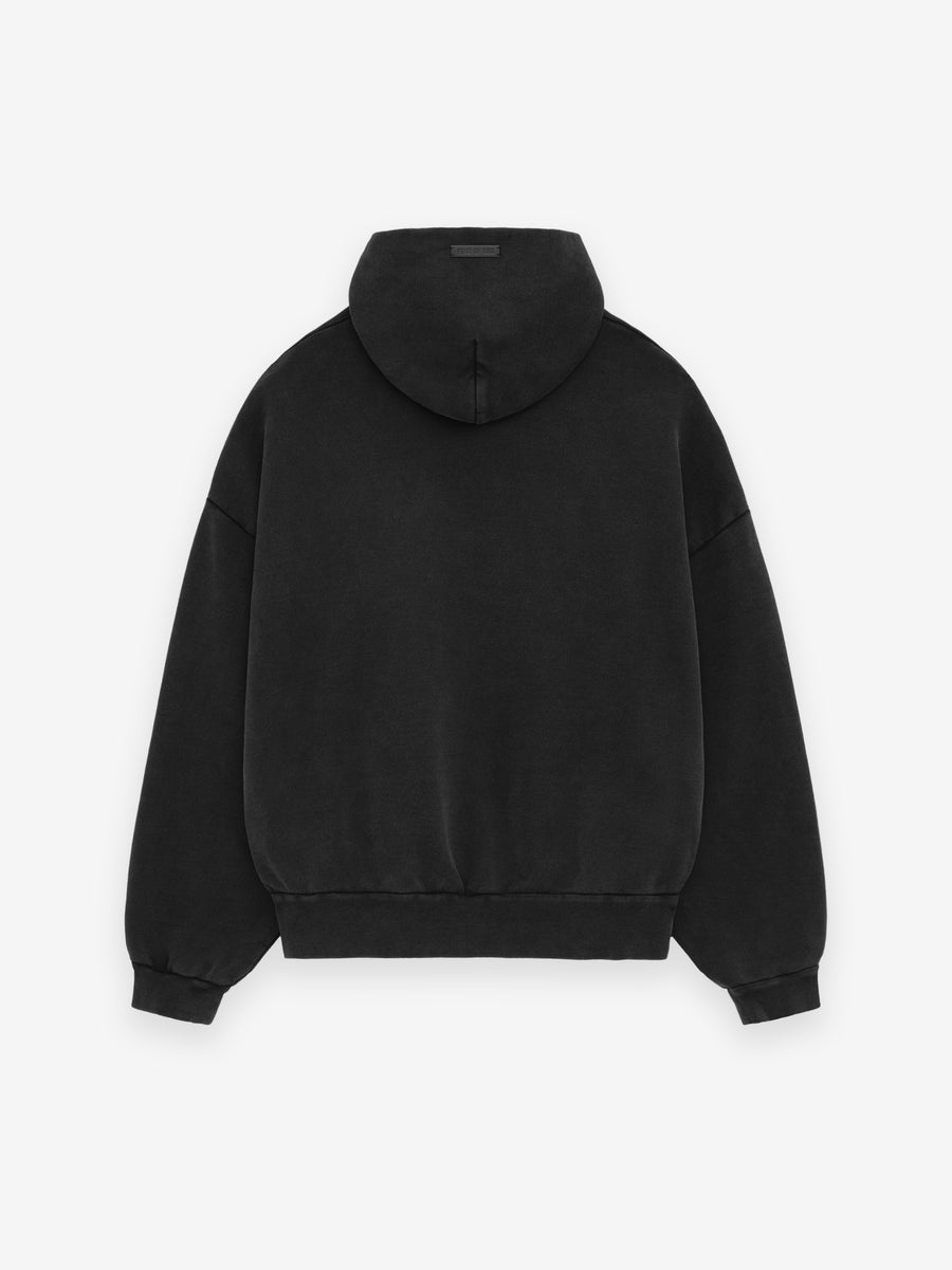 French Terry Overlapped Hoodie - 2