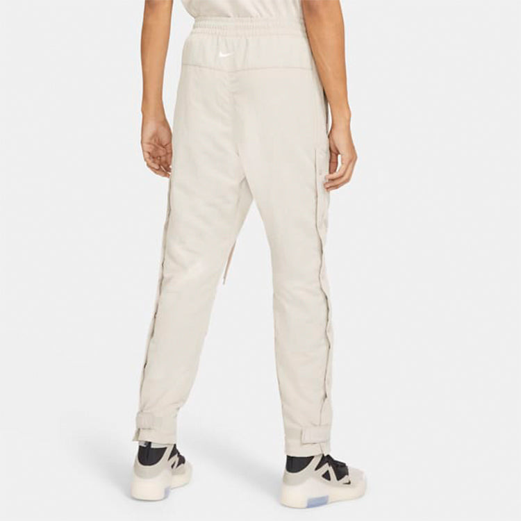 Nike x Fear of God x NBA Crossover Side Solid Color Sports Pants Gray CU4684-271 - 5