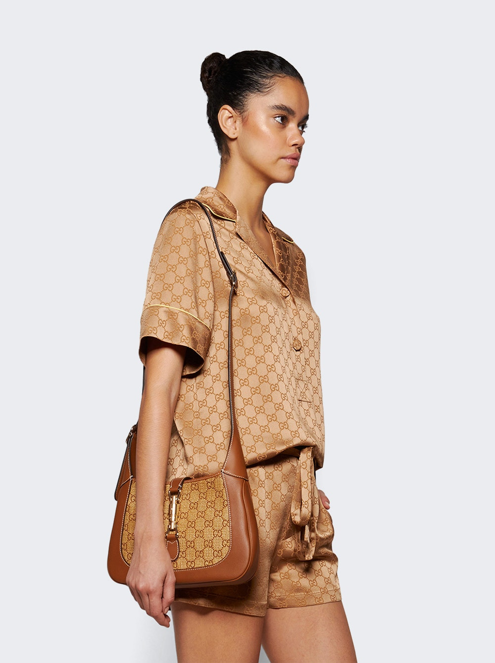 Jackie 1961 Rafia Handbag Beige - 2