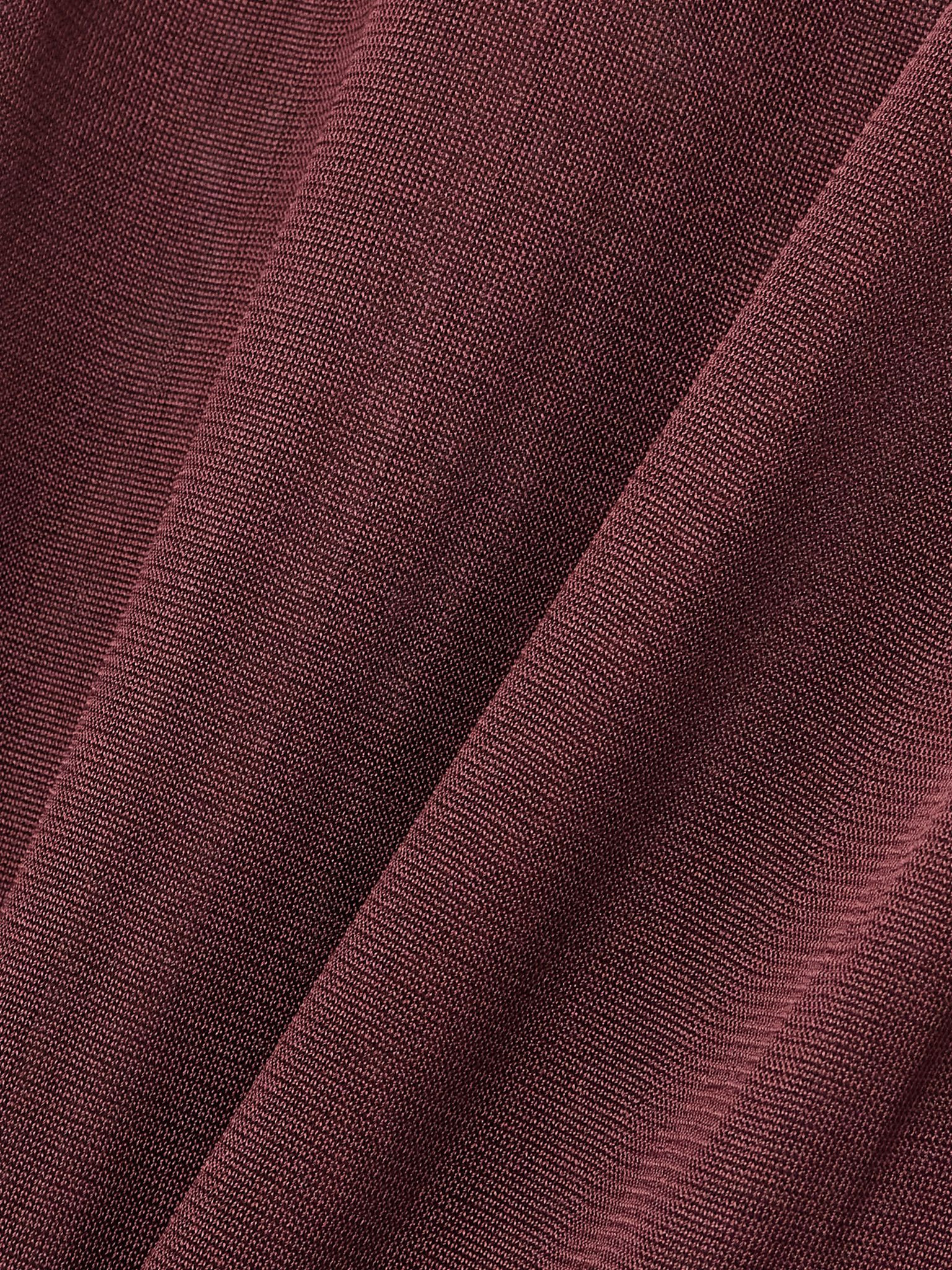 Jersey midi skirt Dark purple - 6