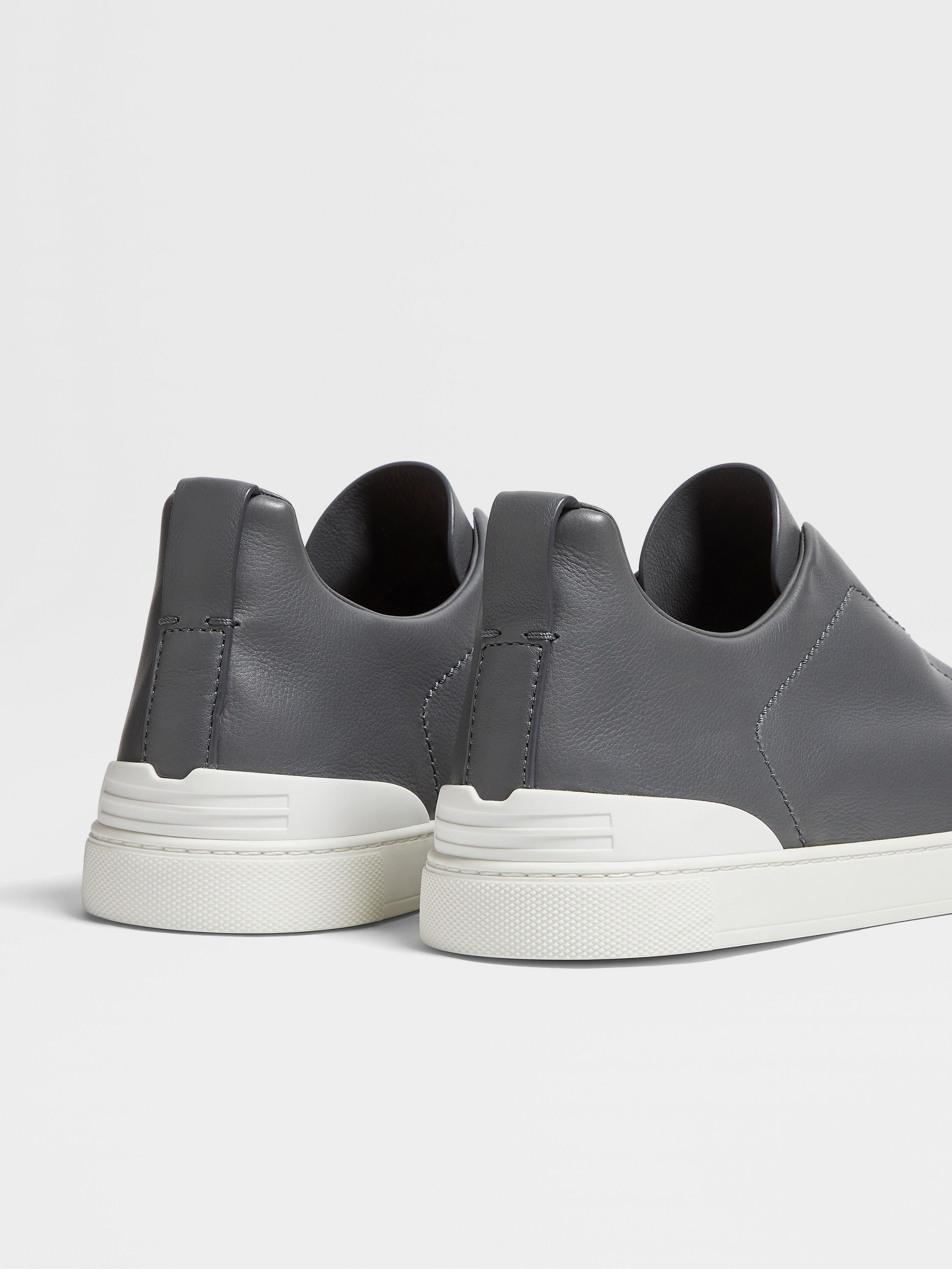 DARK GREY TRIPLE STITCH™ SECONDSKIN SNEAKERS - 3