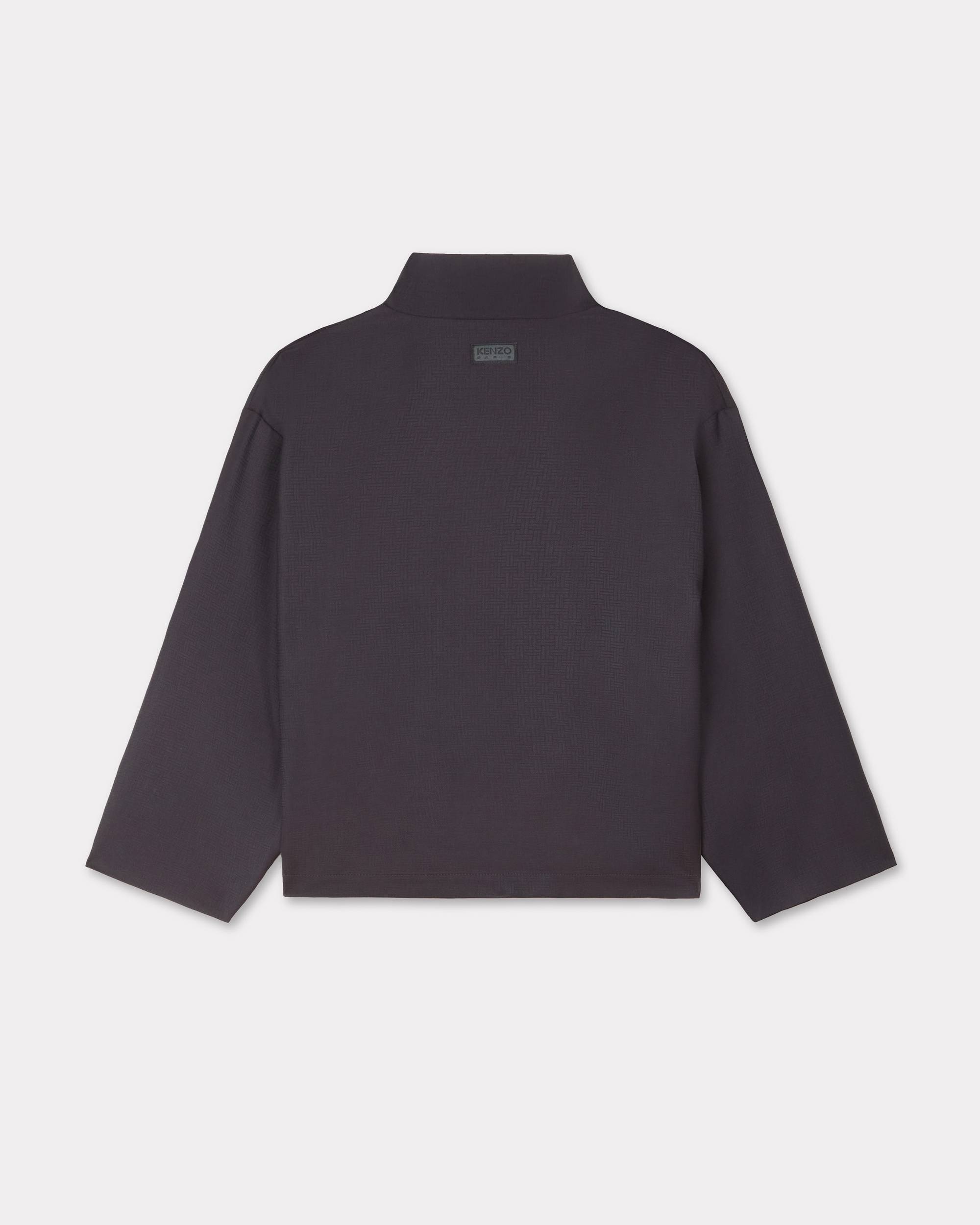 'KENZO Weave' kimono jacket in wool jacquard - 2