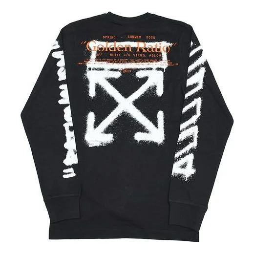 Off-White Harry the Bunny long-sleeved For Men Black OMAB001R201850091001 - 1