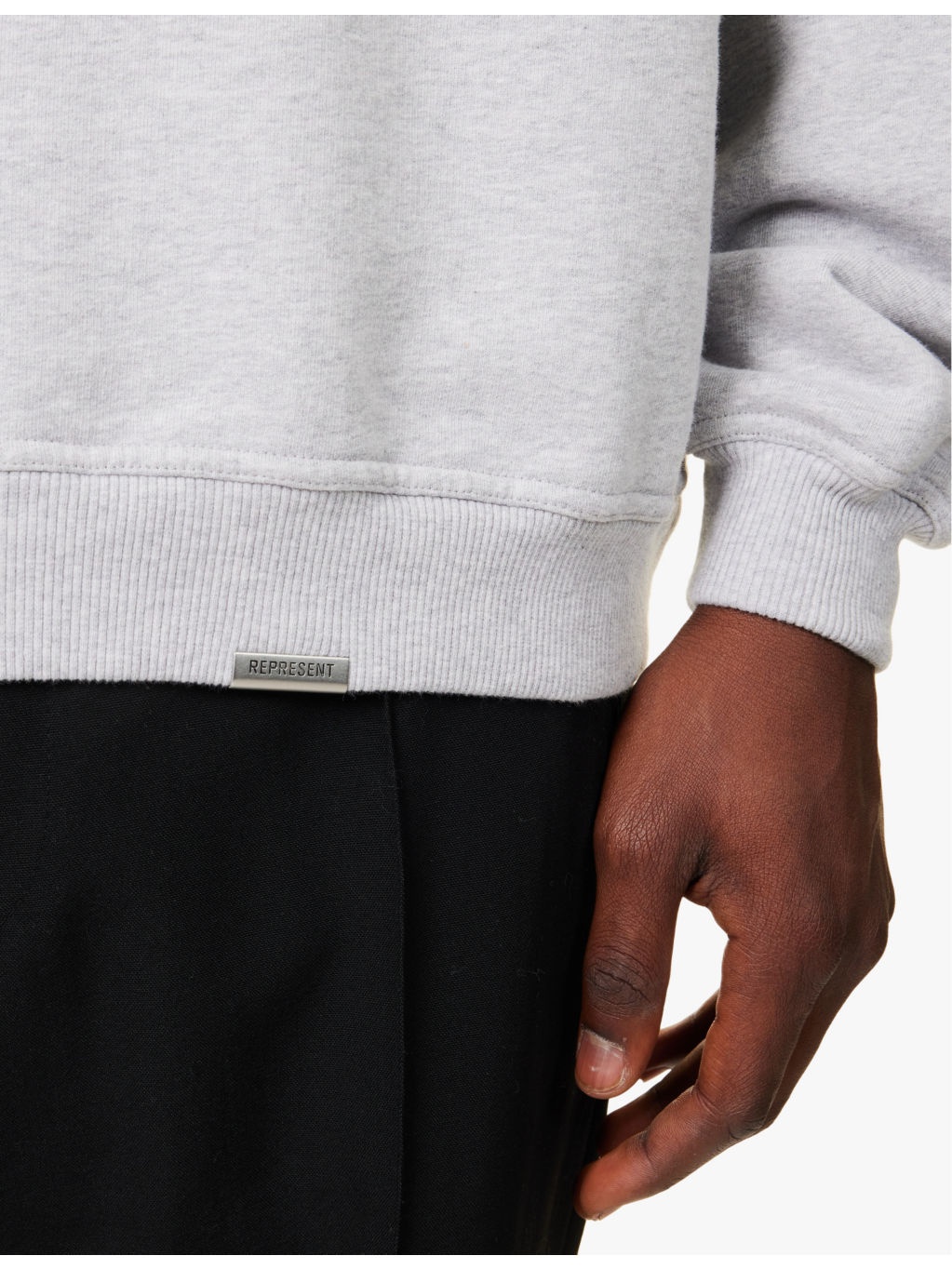 Owners Club polo collar relaxed-fit cotton-jersey sweatshirt - 6