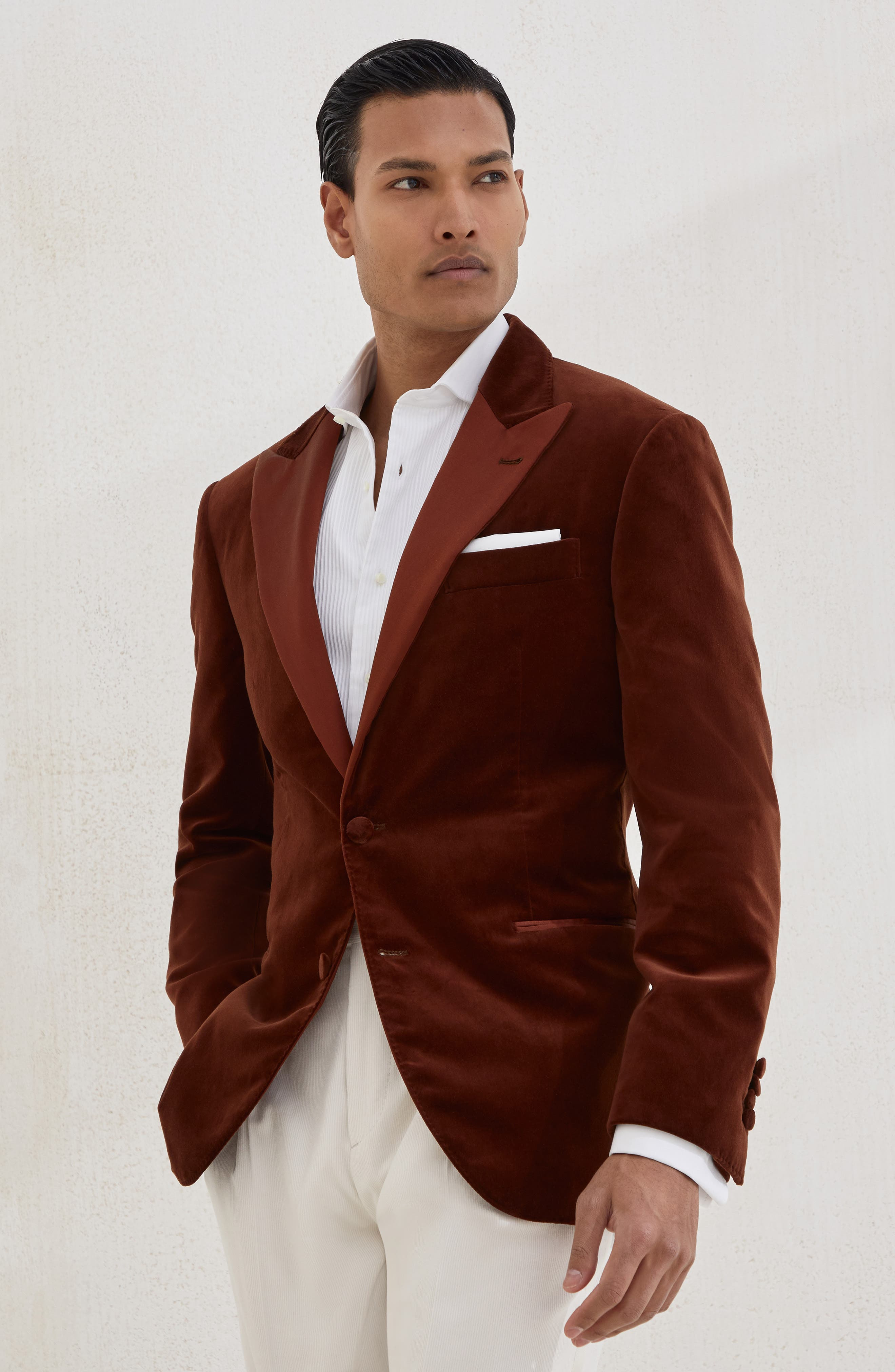 Brunello Cucinelli Tuxedo jacket in Brown at Nordstrom - 2