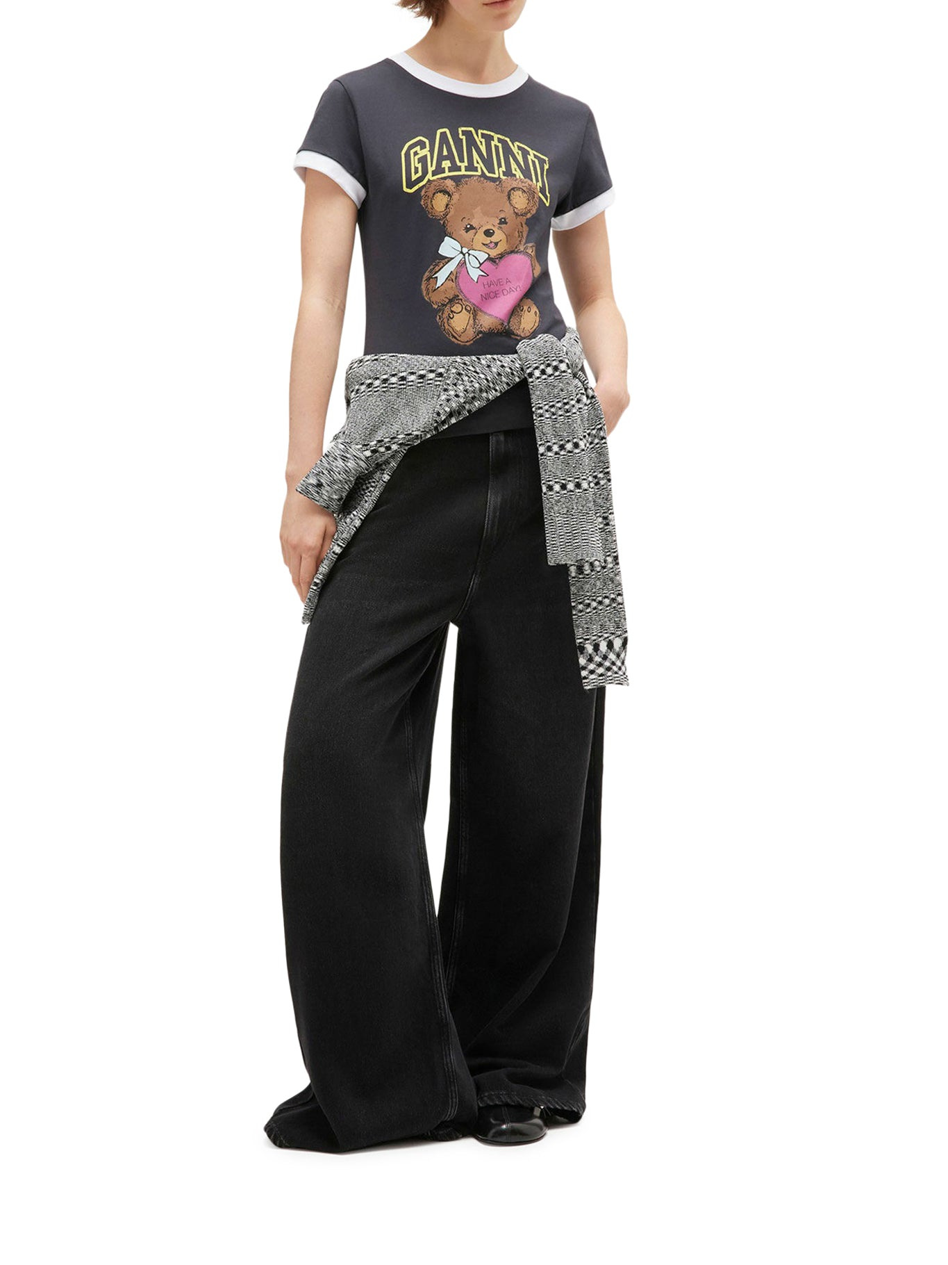 COTTON T-SHIRT WITH PRINT - 1