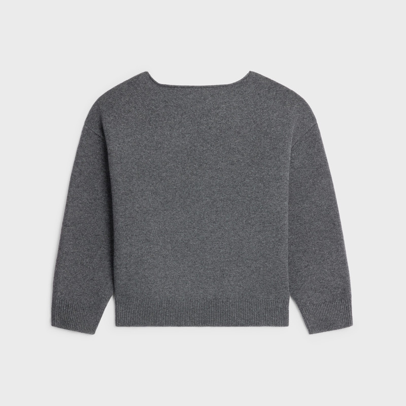 CELINE boatneck sweater IN wool and cashmere outlook
