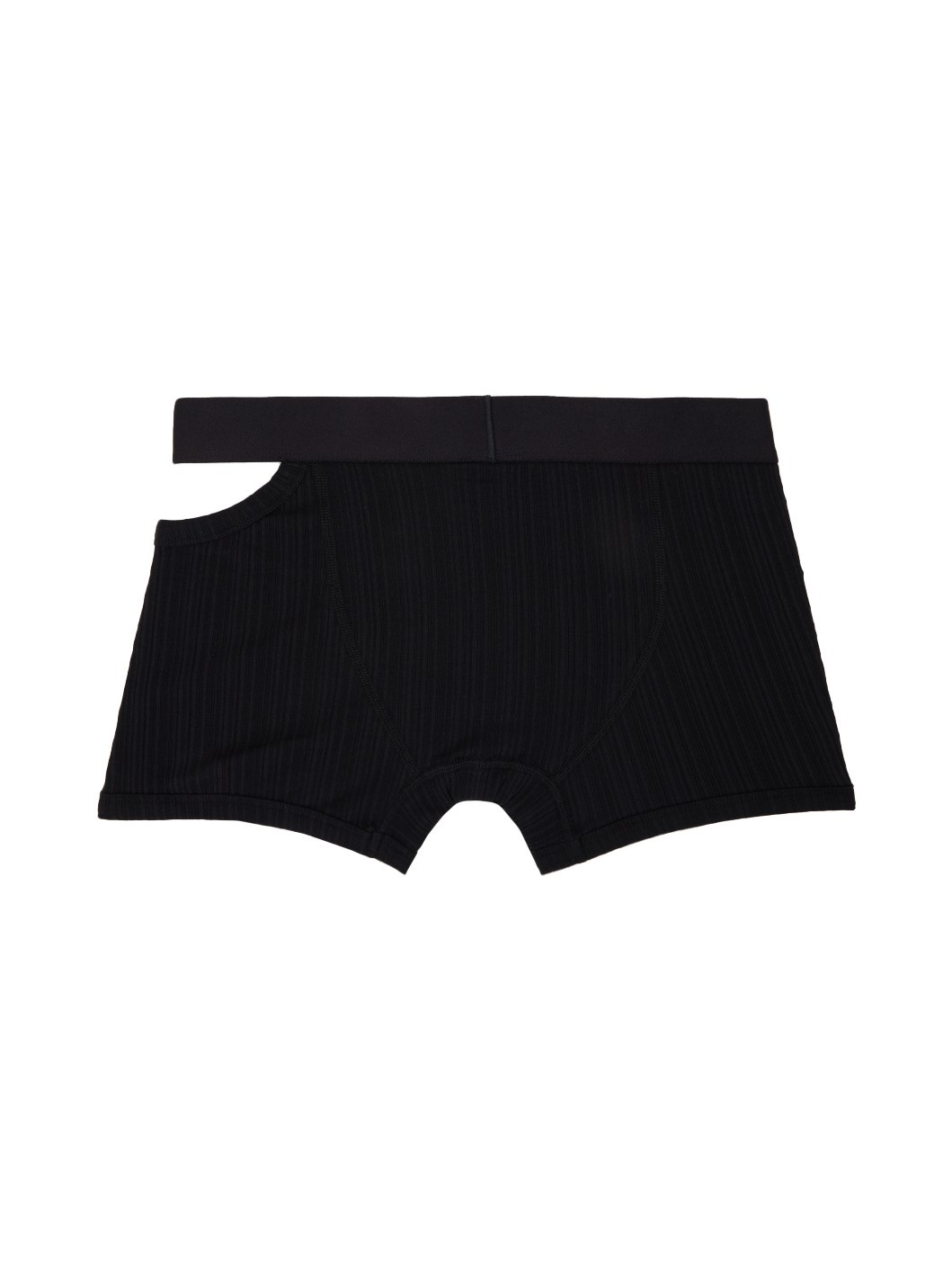 Black Cutout Boxers - 4